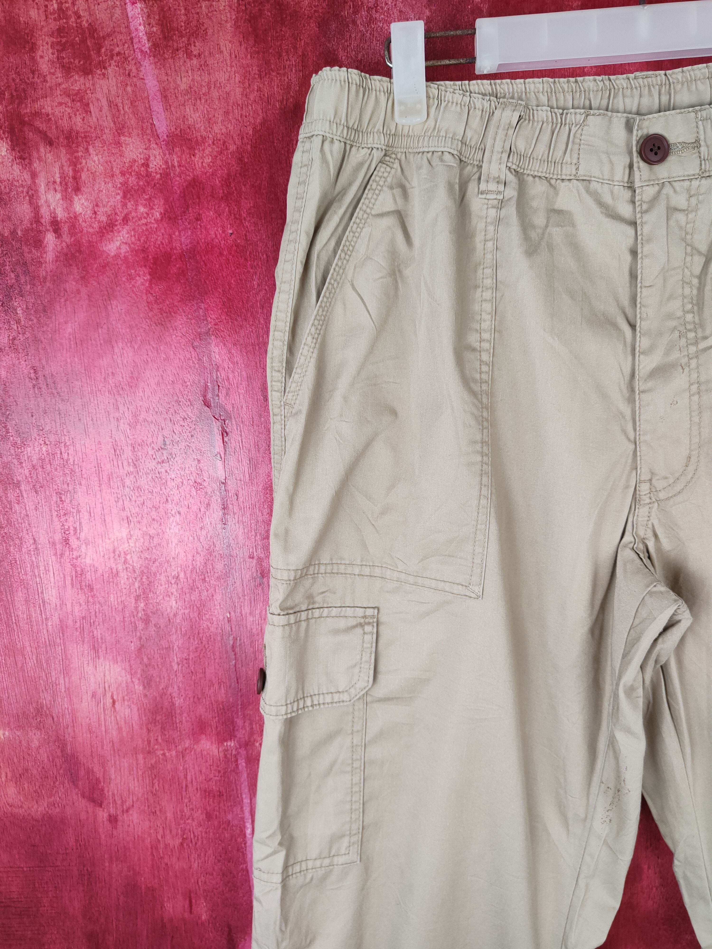 Japanese Brand × Vintage Topvalu Brown Multi Pocket Tactical Cargo Pants #S453 Size US 33 - 3 Thumbnail