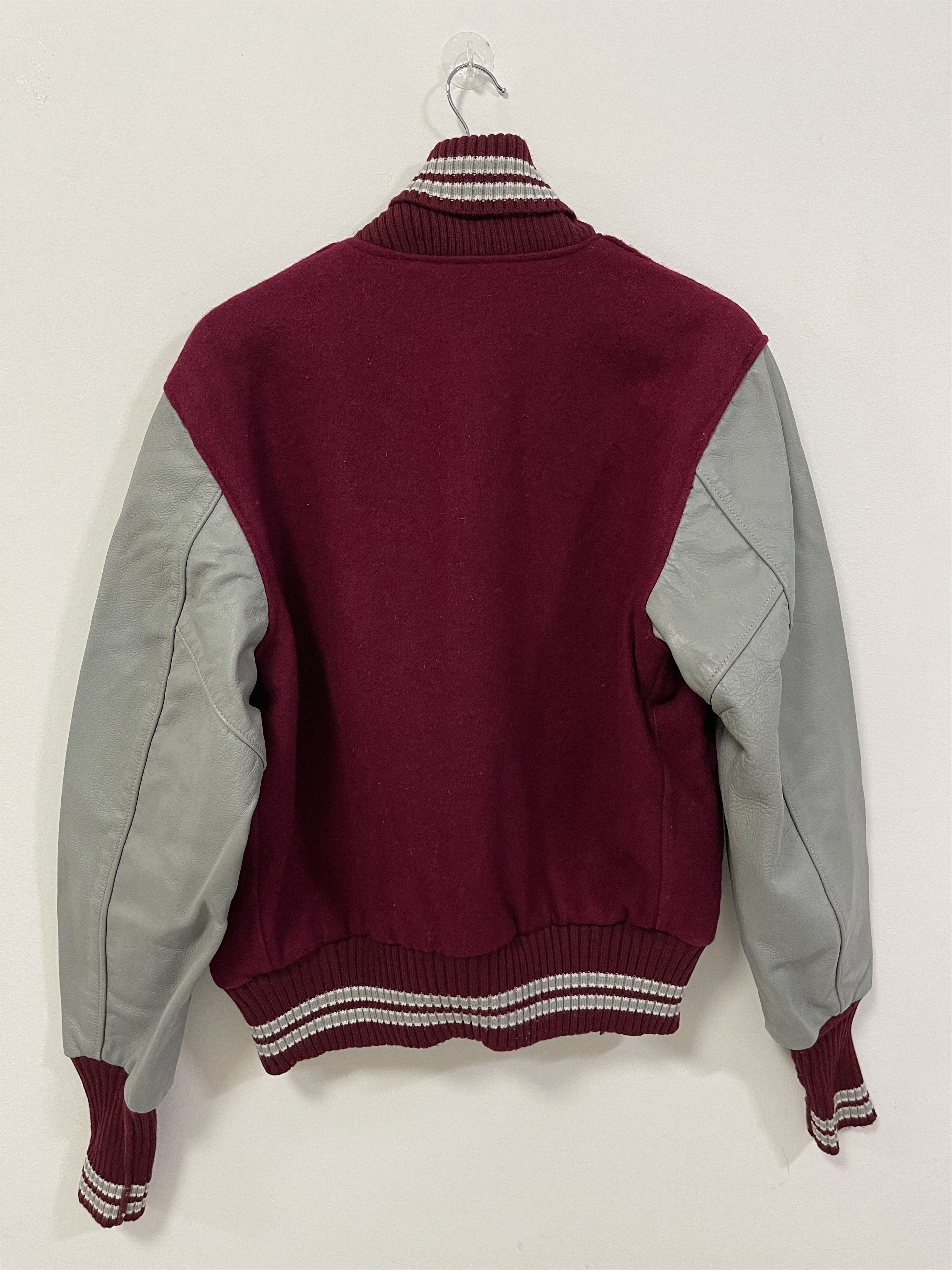 Vintage Vintage Allion Wool Sleeve Leather Varsity Jacket Size US M / EU 48-50 / 2 - 7 Thumbnail
