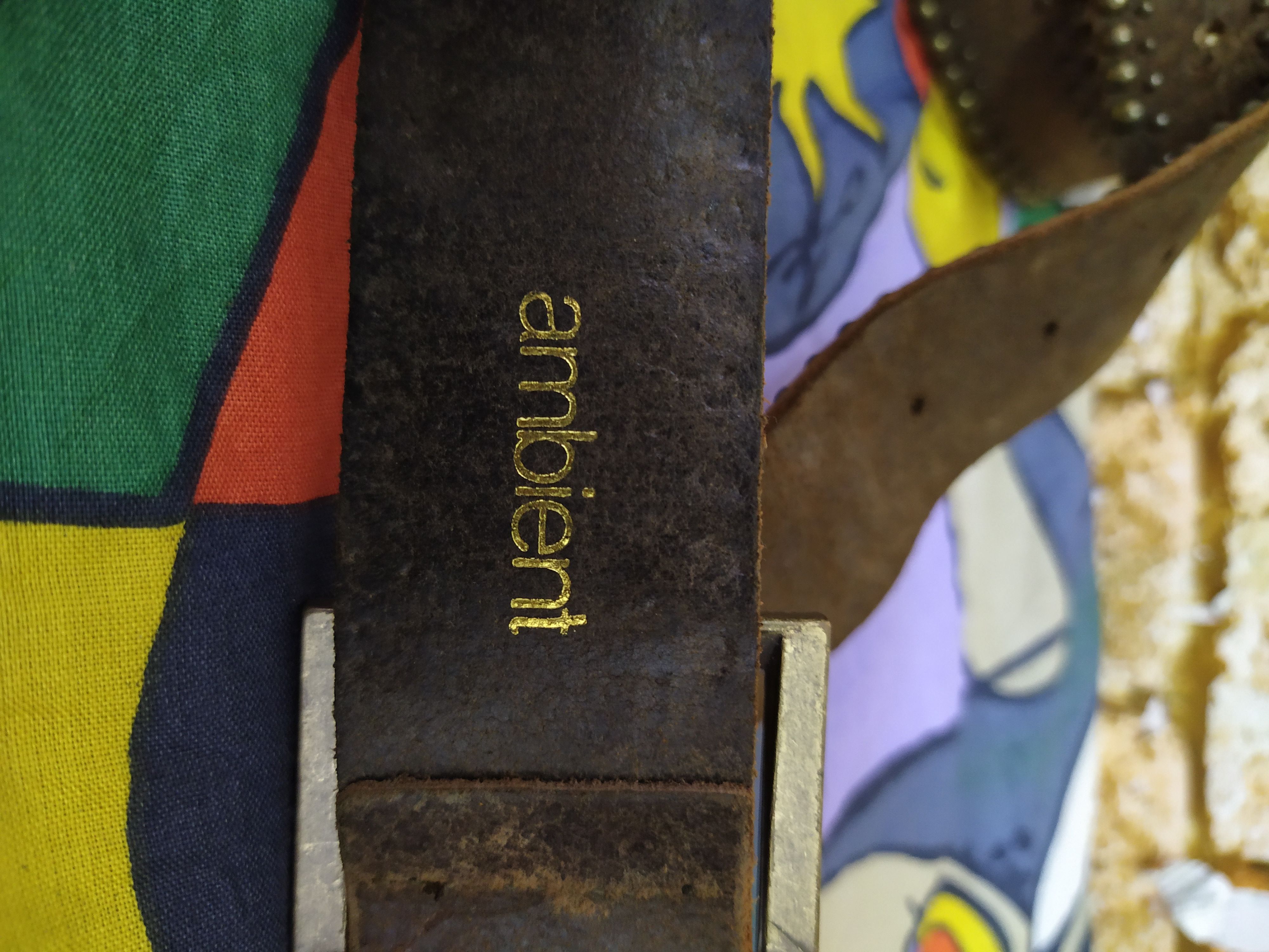 Japanese Brand × Leather AMBIENT LEATHER BELT STUDDED (B475) Size ONE SIZE - 5 Thumbnail