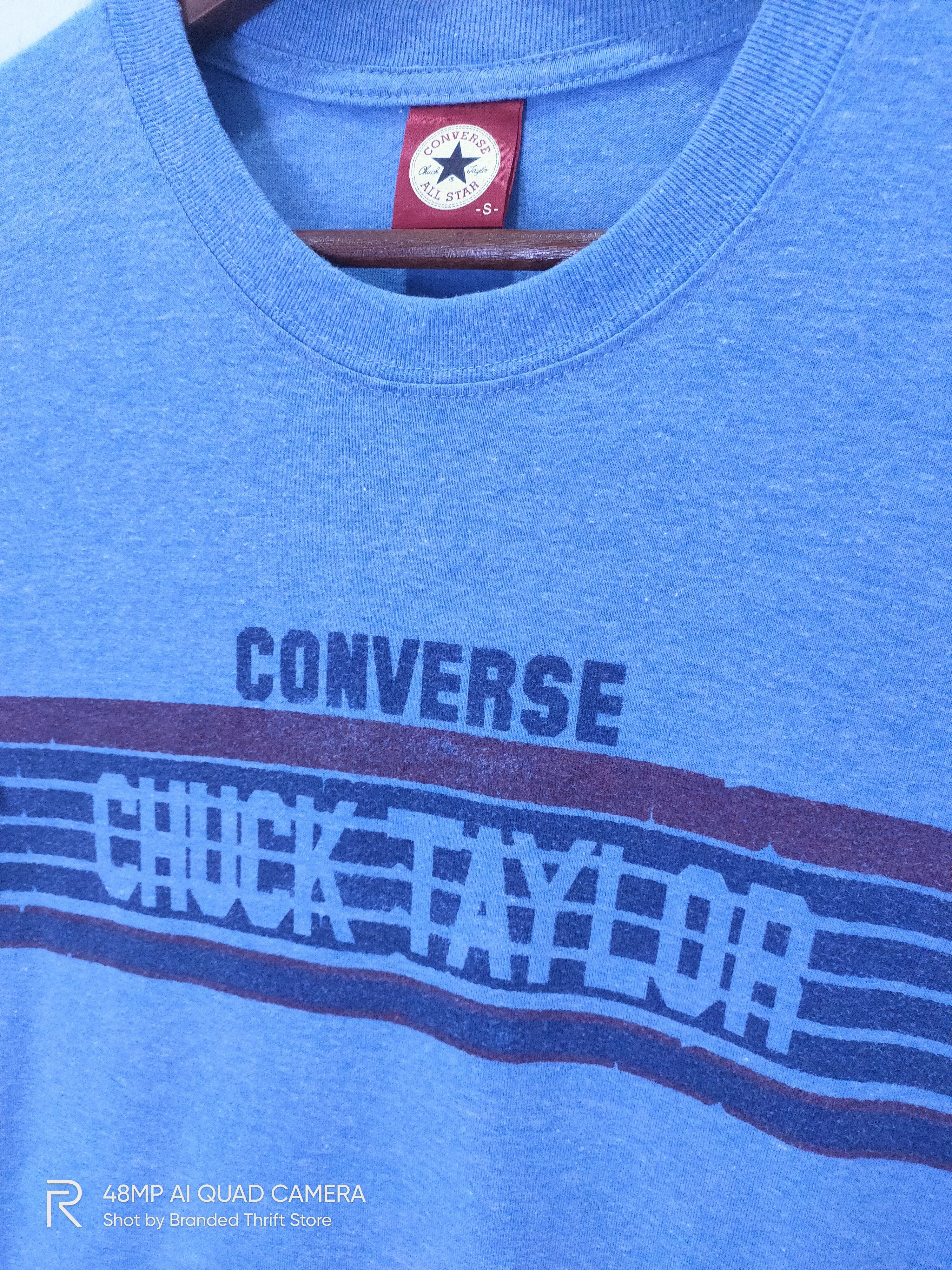 Converse × Solid and Striped Vintage CONVERSE AllStar Chuck Taylor Streetwear Stripe Tee Size US S / EU 44-46 / 1 - 3 Thumbnail