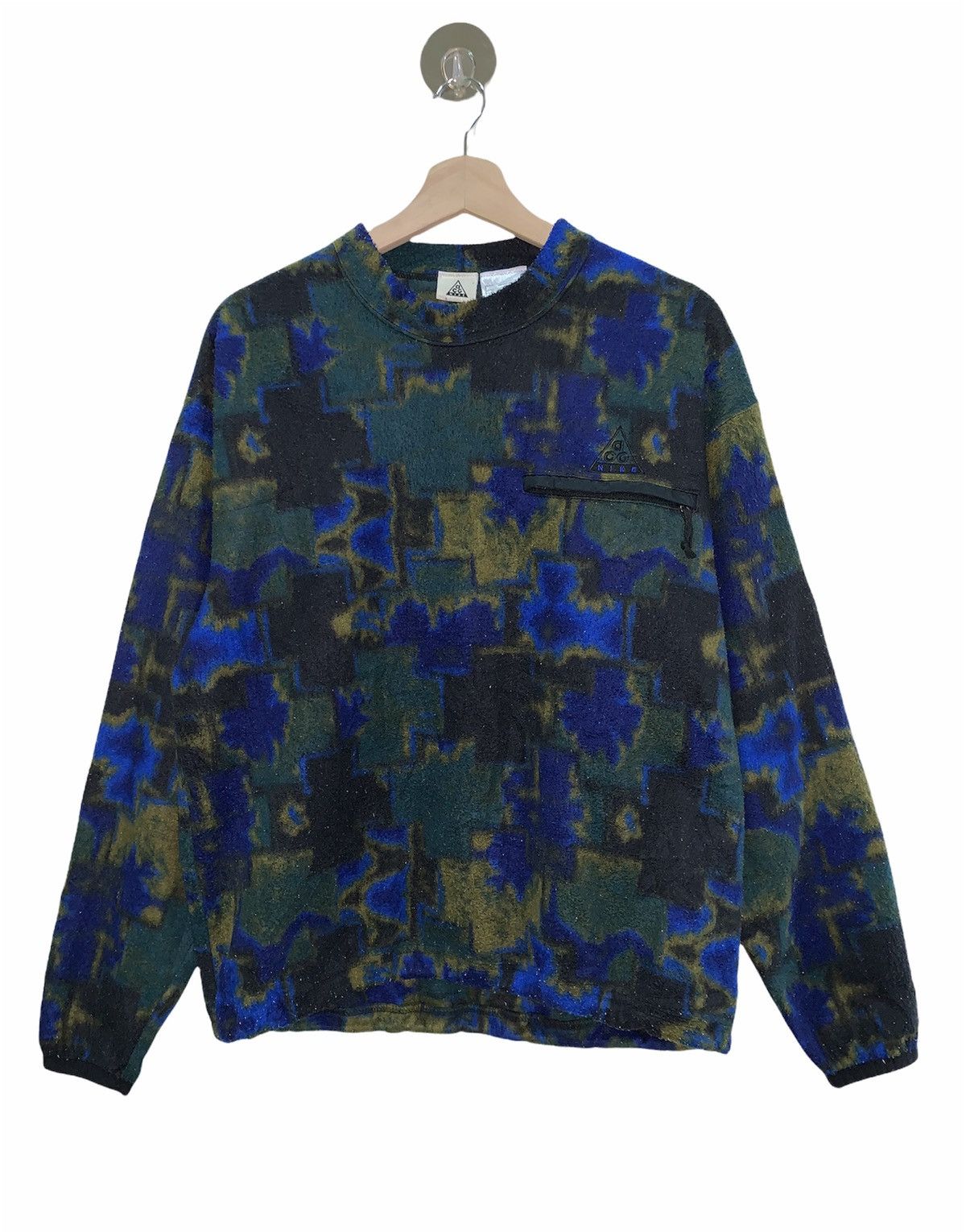 Nike ACG 🔥NIKE ACG CAMOUFLAGE FLEECE JUMPER Size US L / EU 52-54 / 3 - 1 Thumbnail