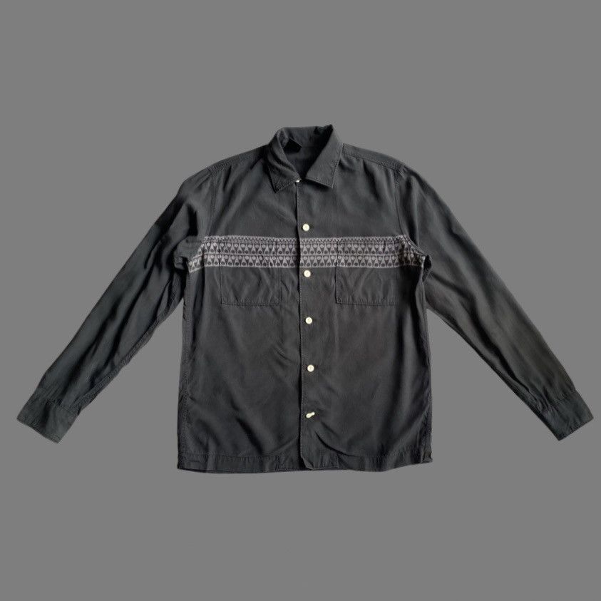 N.Hoolywood Bowling Rayon Long Sleeve Shirt Size US S / EU 44-46 / 1 - 2 Thumbnail