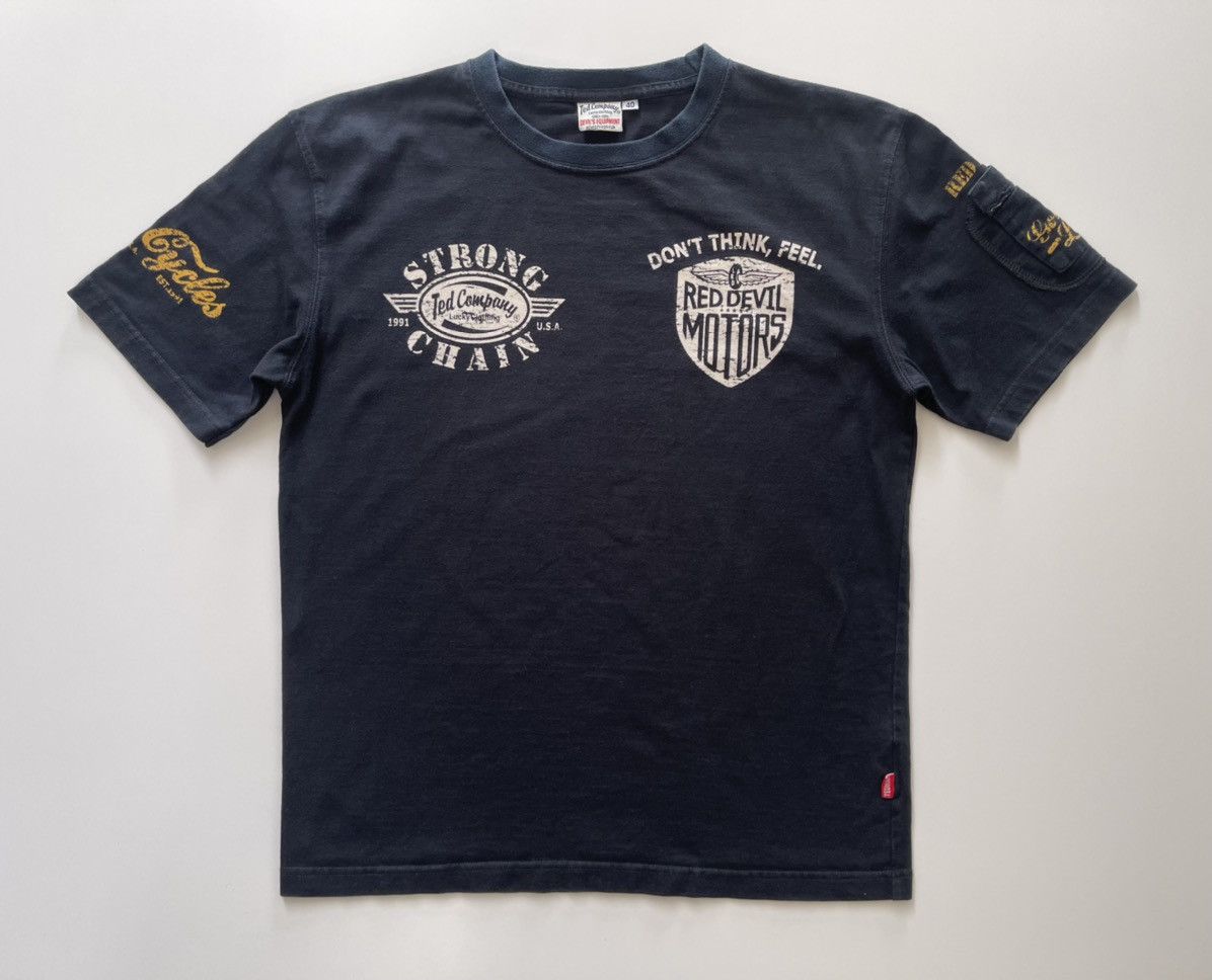 Tedman Vintage Red Devil TedMan & Co Motor Cycle Shirt Size US M / EU 48-50 / 2 - 4 Thumbnail