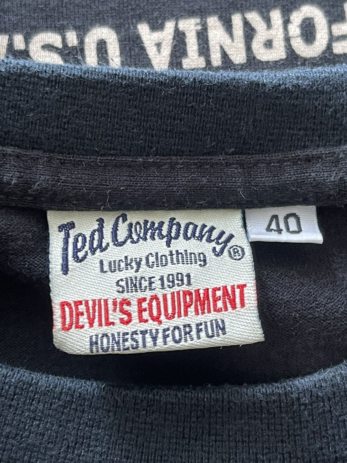 Tedman Vintage Red Devil TedMan & Co Motor Cycle Shirt Size US M / EU 48-50 / 2 - 8 Thumbnail