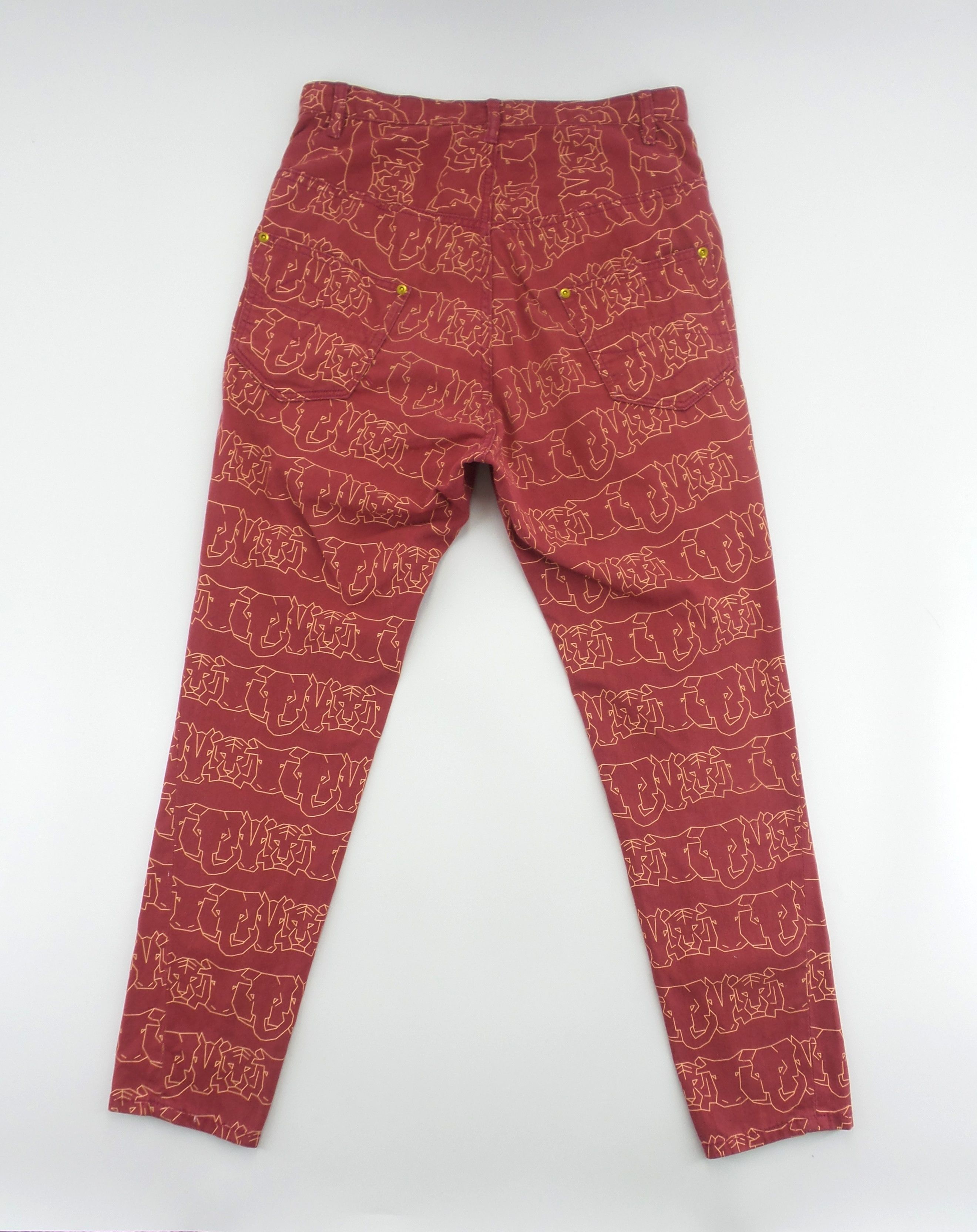 Designer × Issey Miyake × mercibeaucoup Mercibeaucoup Animals Prints Light Weight Pants W30xL39.5 Size US 30 / EU 46 - 7 Thumbnail