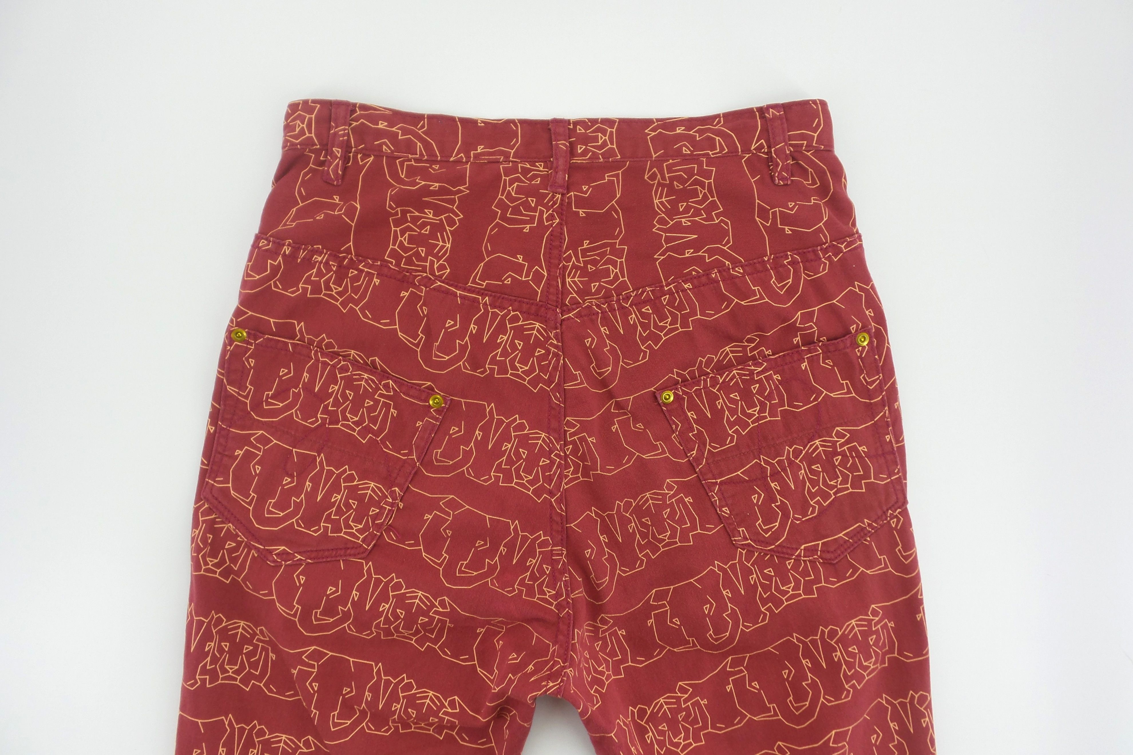 Designer × Issey Miyake × mercibeaucoup Mercibeaucoup Animals Prints Light Weight Pants W30xL39.5 Size US 30 / EU 46 - 8 Thumbnail