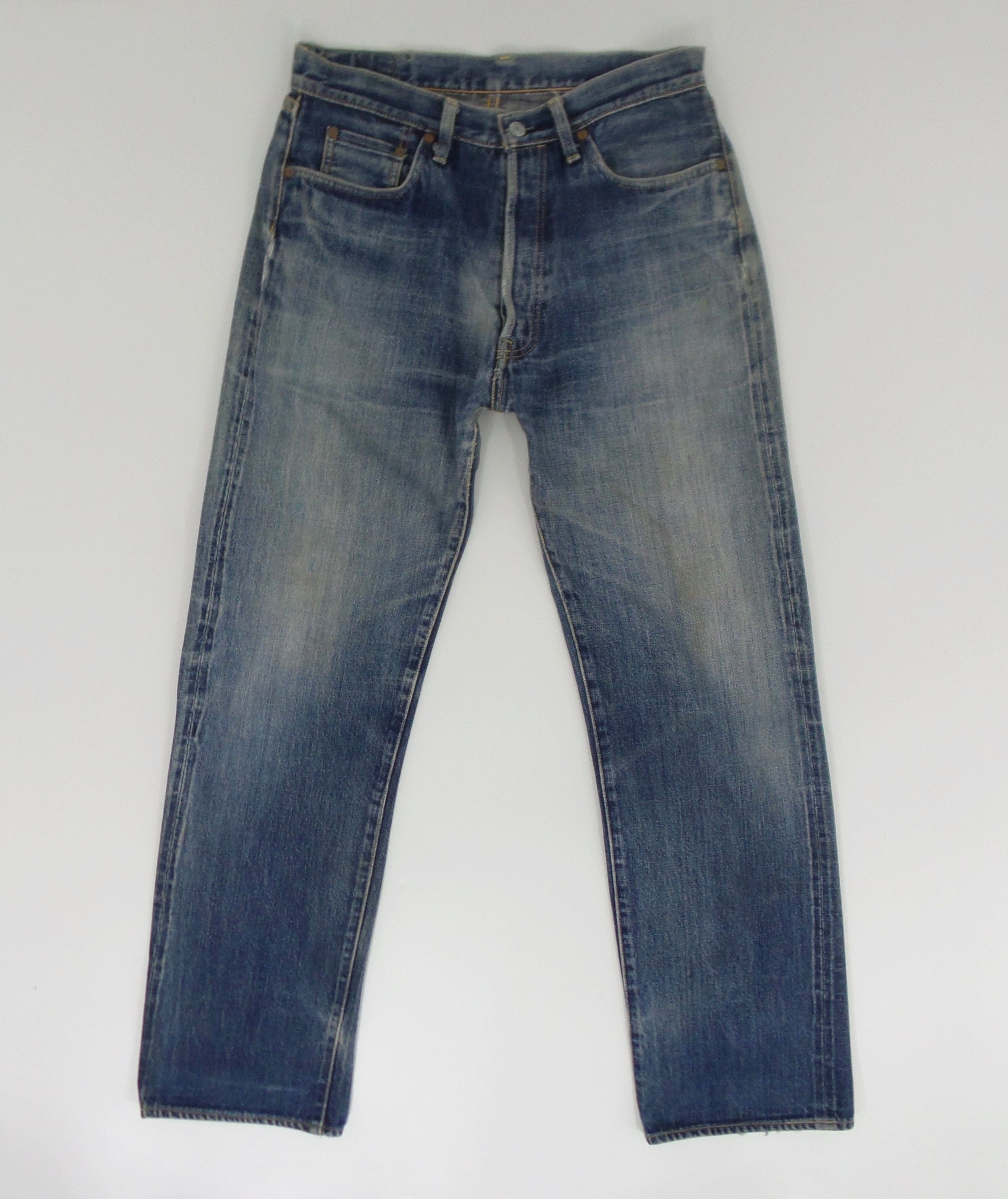 Japanese Brand Dude Ranch Stonewashed Selvedge Jeans W31xL42 Size US 31 - 1 Thumbnail