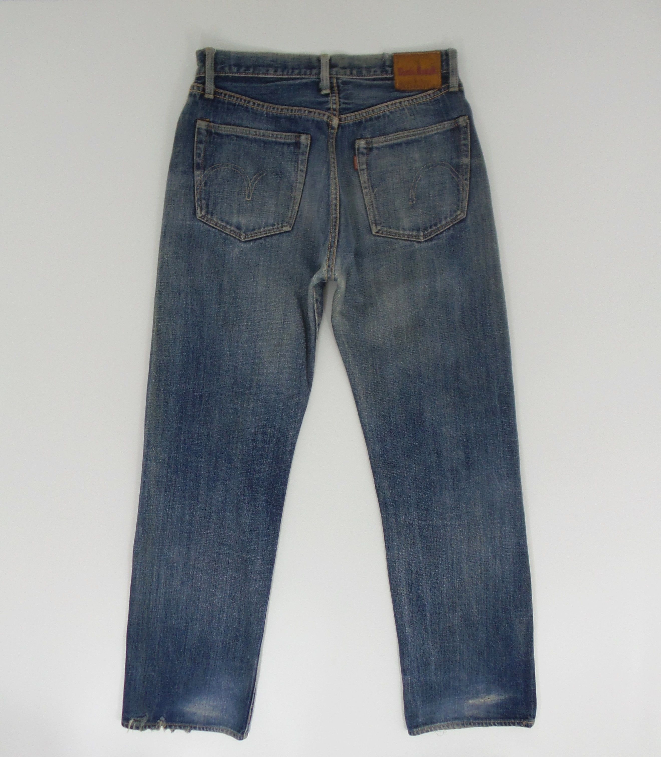 Japanese Brand Dude Ranch Stonewashed Selvedge Jeans W31xL42 Size US 31 - 5 Thumbnail