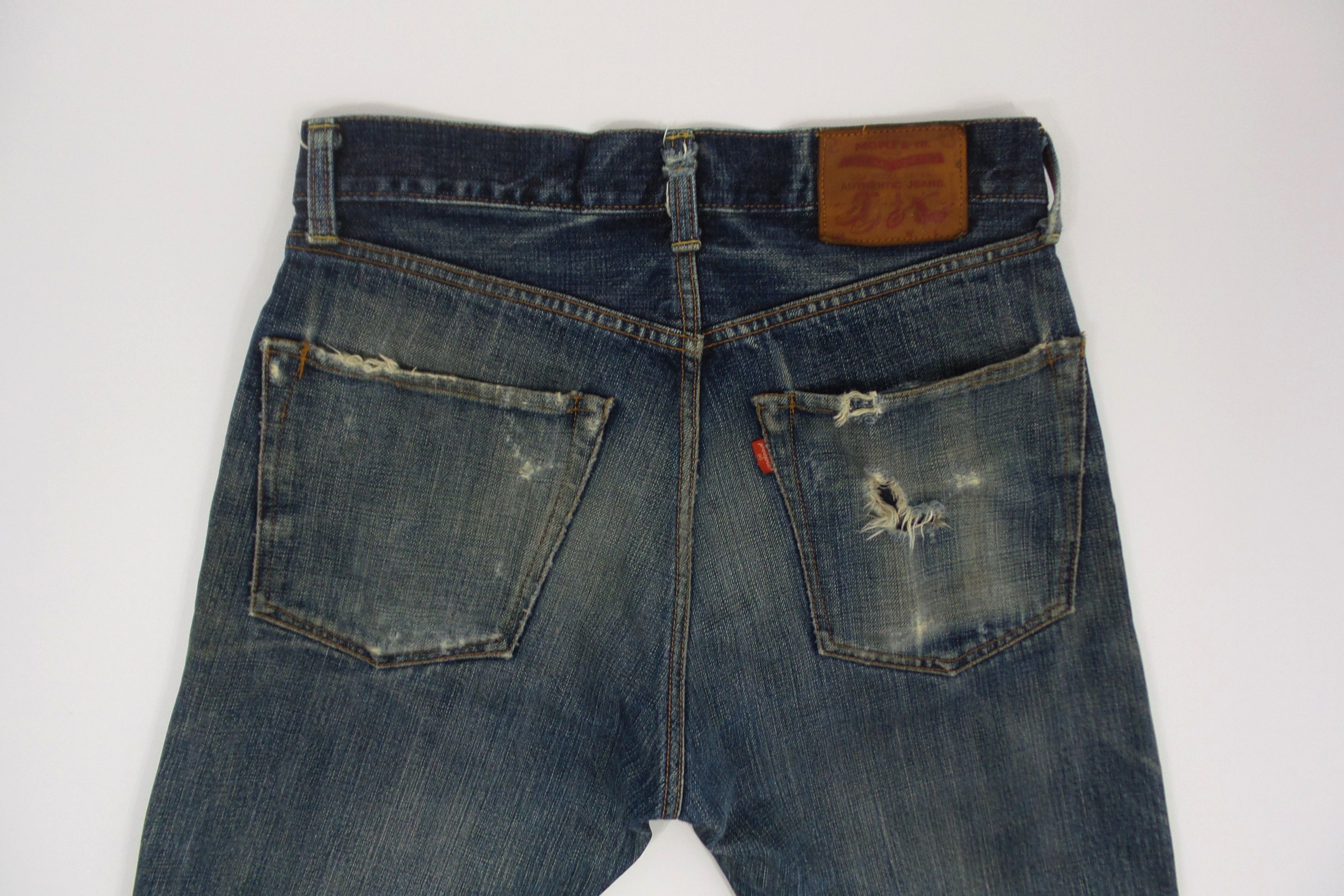 Japanese Brand People & Co. Stonewashed Selvedge Jeans W29xL39 Size US 29 - 7 Thumbnail