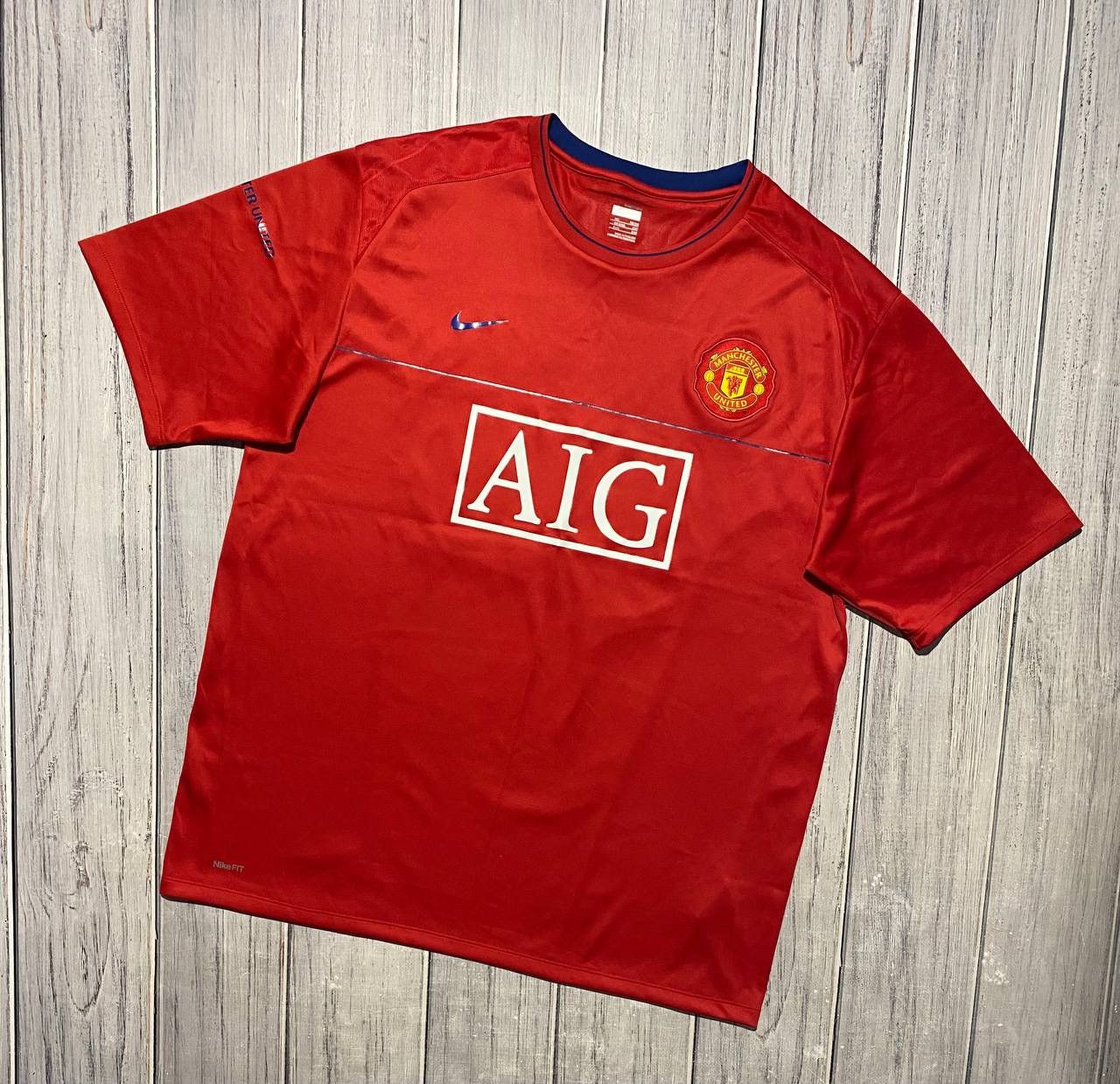 Nike Nike Manchester United 2007 2008 Training Shirt Jersey Size US XXL / EU 58 / 5 - 1 Thumbnail