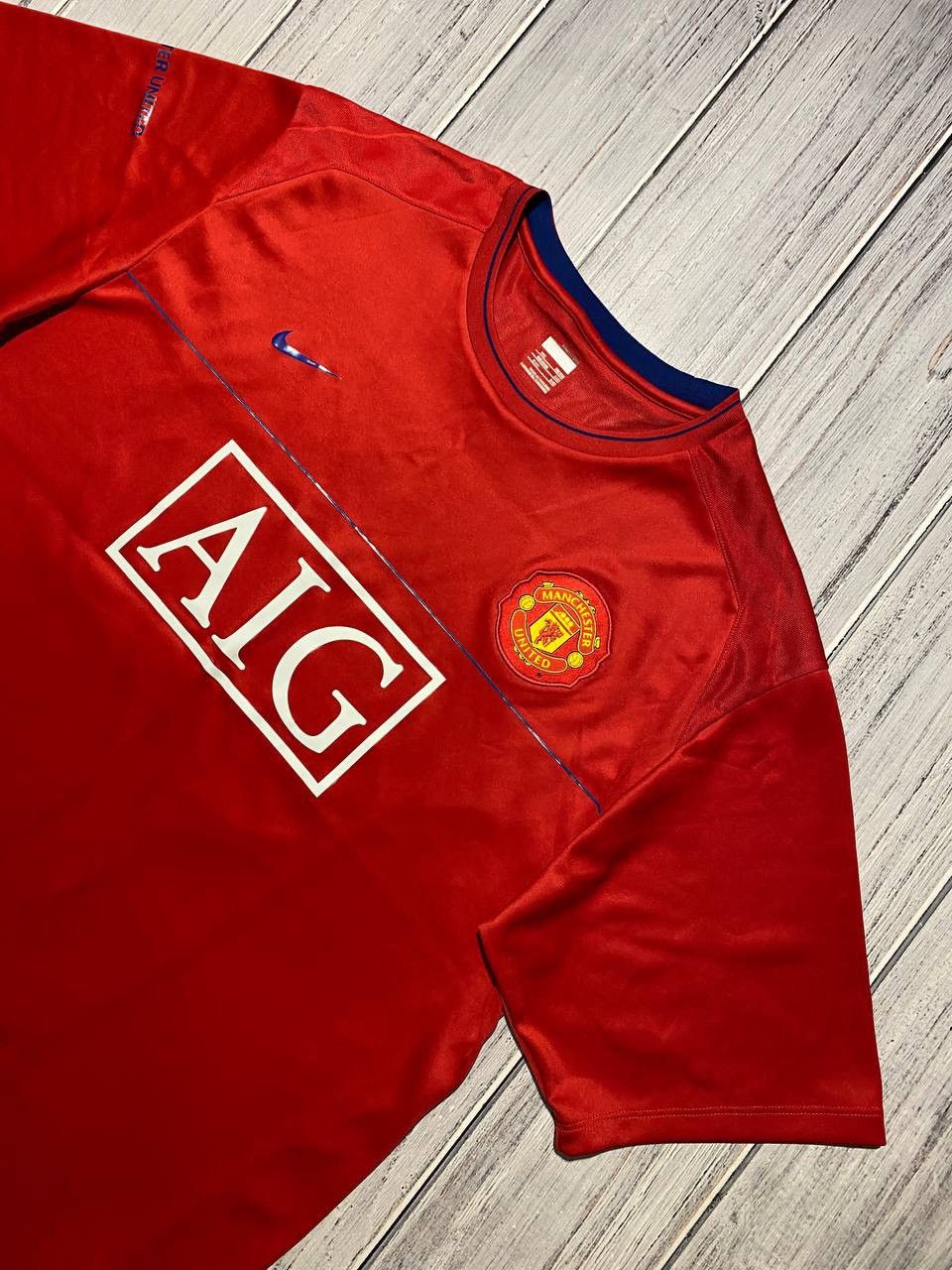 Nike Nike Manchester United 2007 2008 Training Shirt Jersey Size US XXL / EU 58 / 5 - 2 Thumbnail