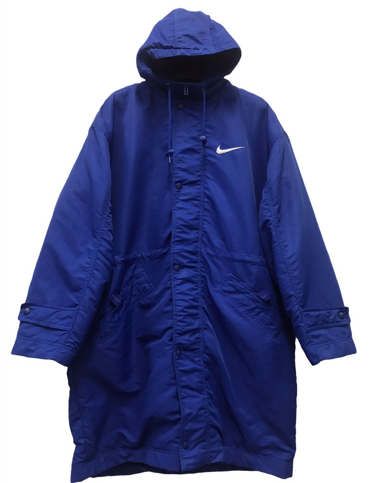Nike Vintage NIKE Hoodie Sherpa Long Jacket Size US M / EU 48-50 / 2 - 2 Thumbnail