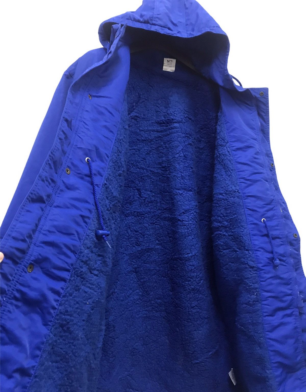 Nike Vintage NIKE Hoodie Sherpa Long Jacket Size US M / EU 48-50 / 2 - 3 Thumbnail