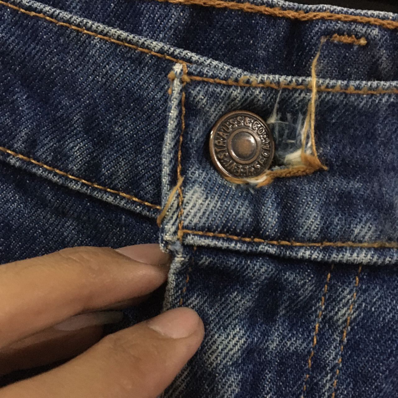 Levi's Vintage Levi’s Distressed denim jeans Size US 34 / EU 50 - 6 Thumbnail
