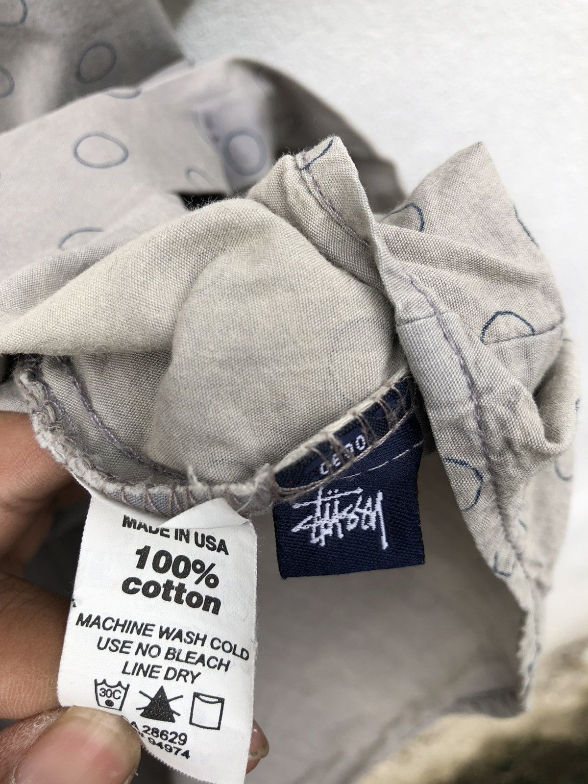 Stussy Vintage Stussy Polkadot Button Up Shirt Size US L / EU 52-54 / 3 - 5 Thumbnail