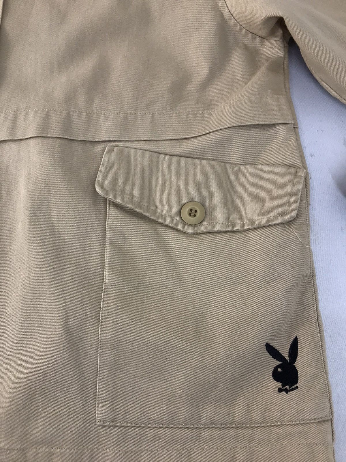 Playboy × Vintage Playboy Bunny Jacket Double Pocket Zipper Hoodie Style Size US XL / EU 56 / 4 - 4 Thumbnail