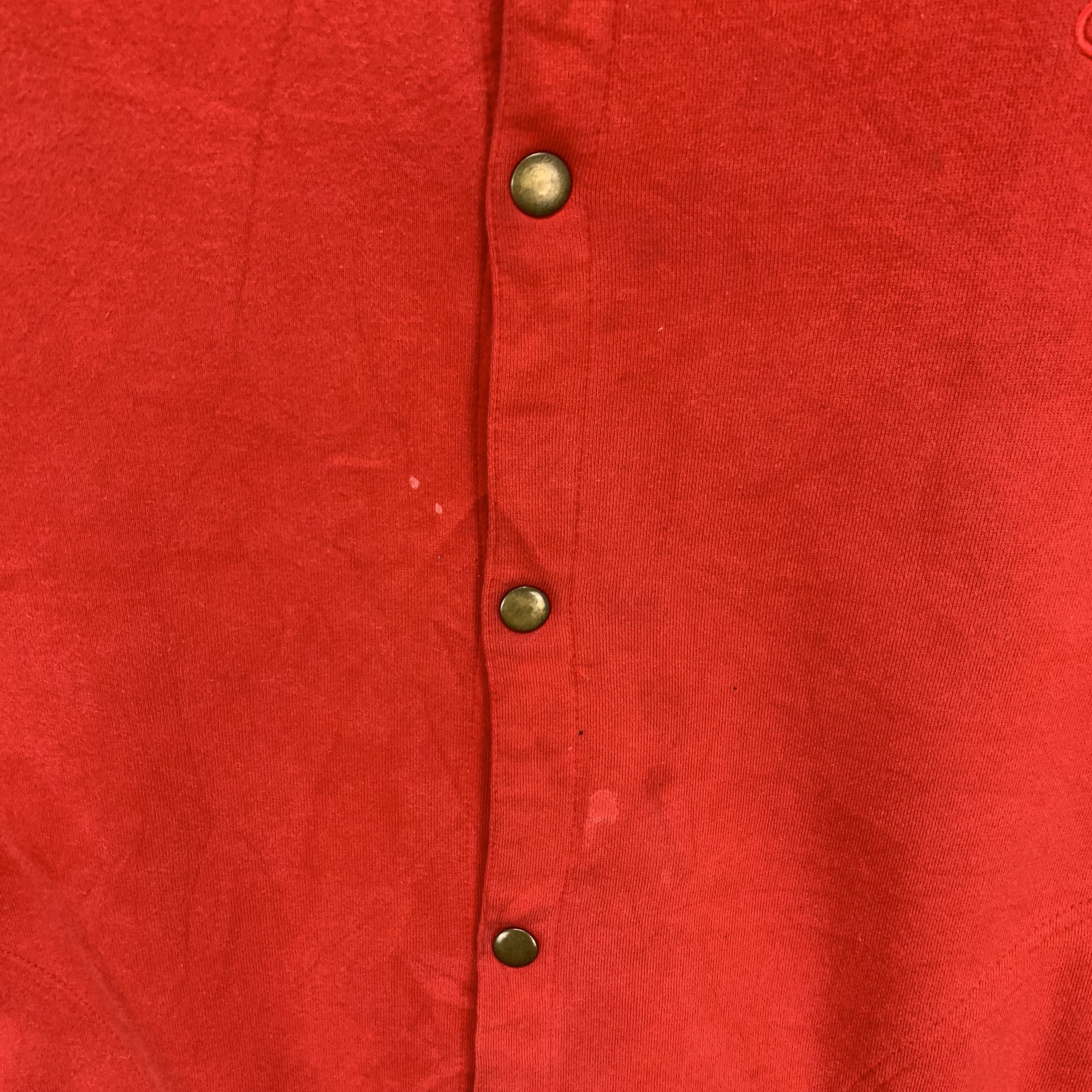 Champion Red Varsity Jacket / Coach Jacket #4095-142