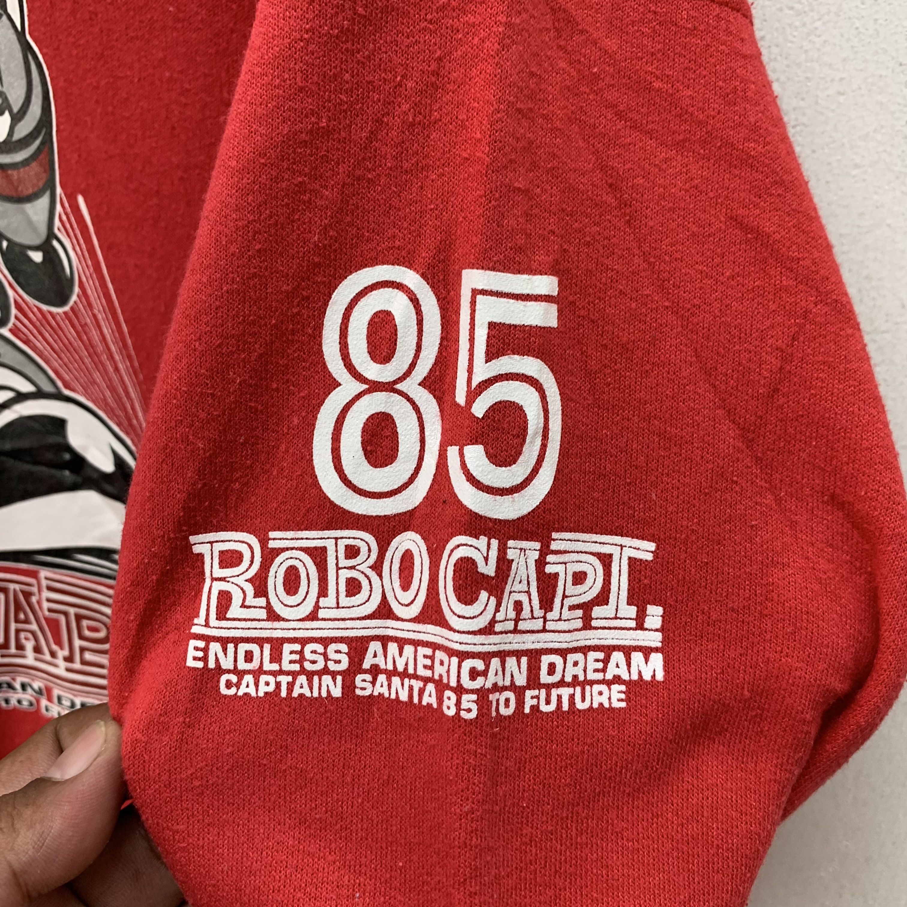 Hanes Captain Santa Robo Capt Printed Red Sweatshirts #4098-142 Size US L / EU 52-54 / 3 - 6 Thumbnail