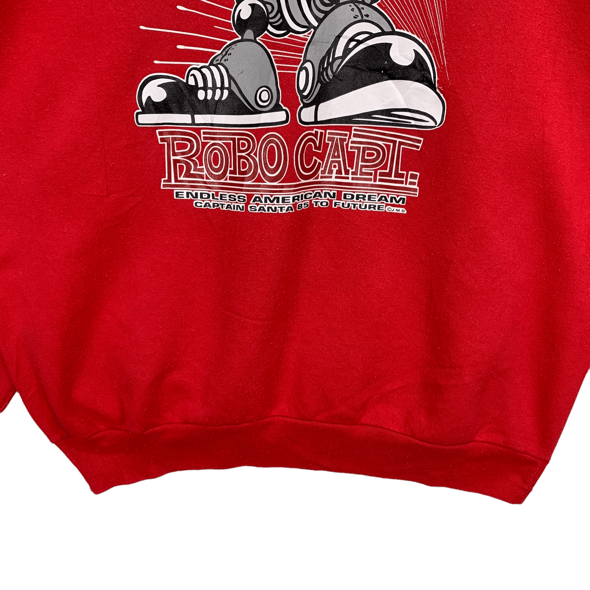 Hanes Captain Santa Robo Capt Printed Red Sweatshirts #4098-142 Size US L / EU 52-54 / 3 - 4 Thumbnail