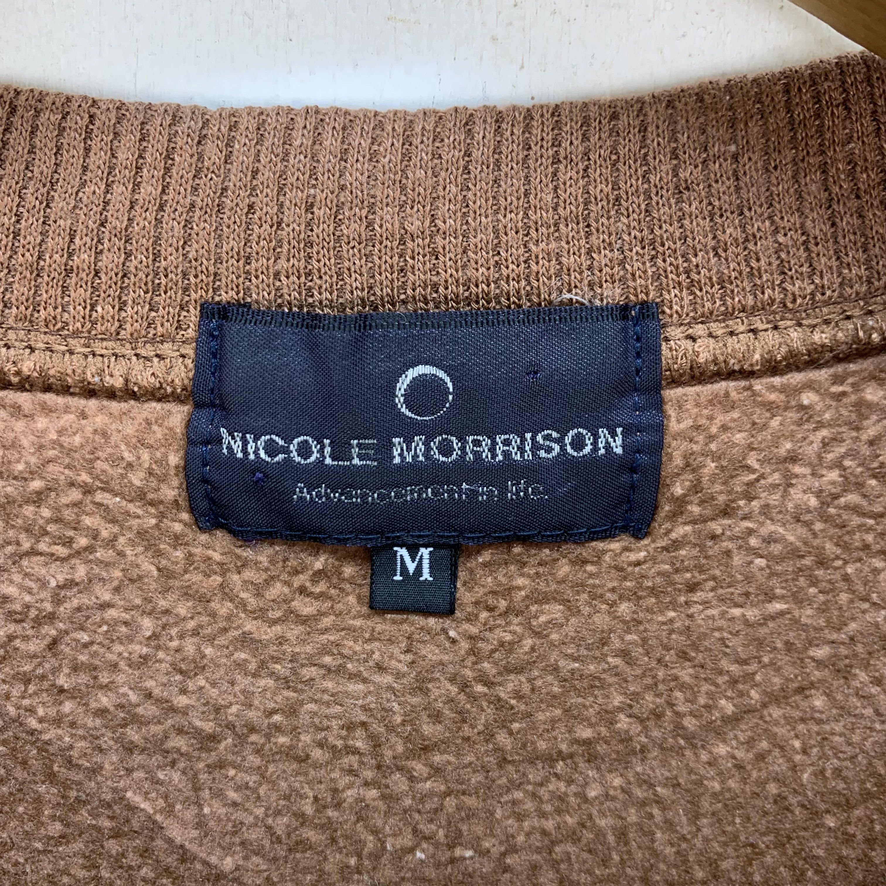 Japanese Brand Nicole Morrison Collection Colorblock Sweatshirts #4072-141 Size US M / EU 48-50 / 2 - 7 Thumbnail