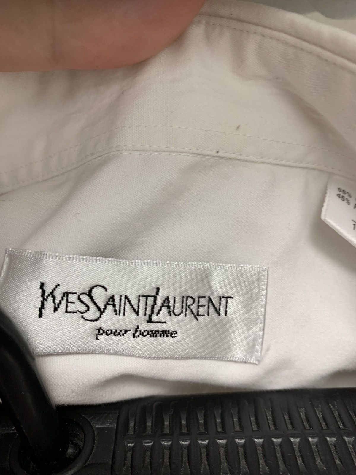 Yves Saint Laurent Yves Saint Laurent YSL white shirt L longsleeve Size US L / EU 52-54 / 3 - 5 Thumbnail