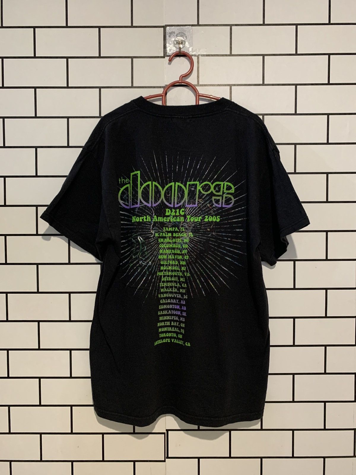 Band Tees The Doors Am1 Size US L / EU 52-54 / 3 - 3 Thumbnail