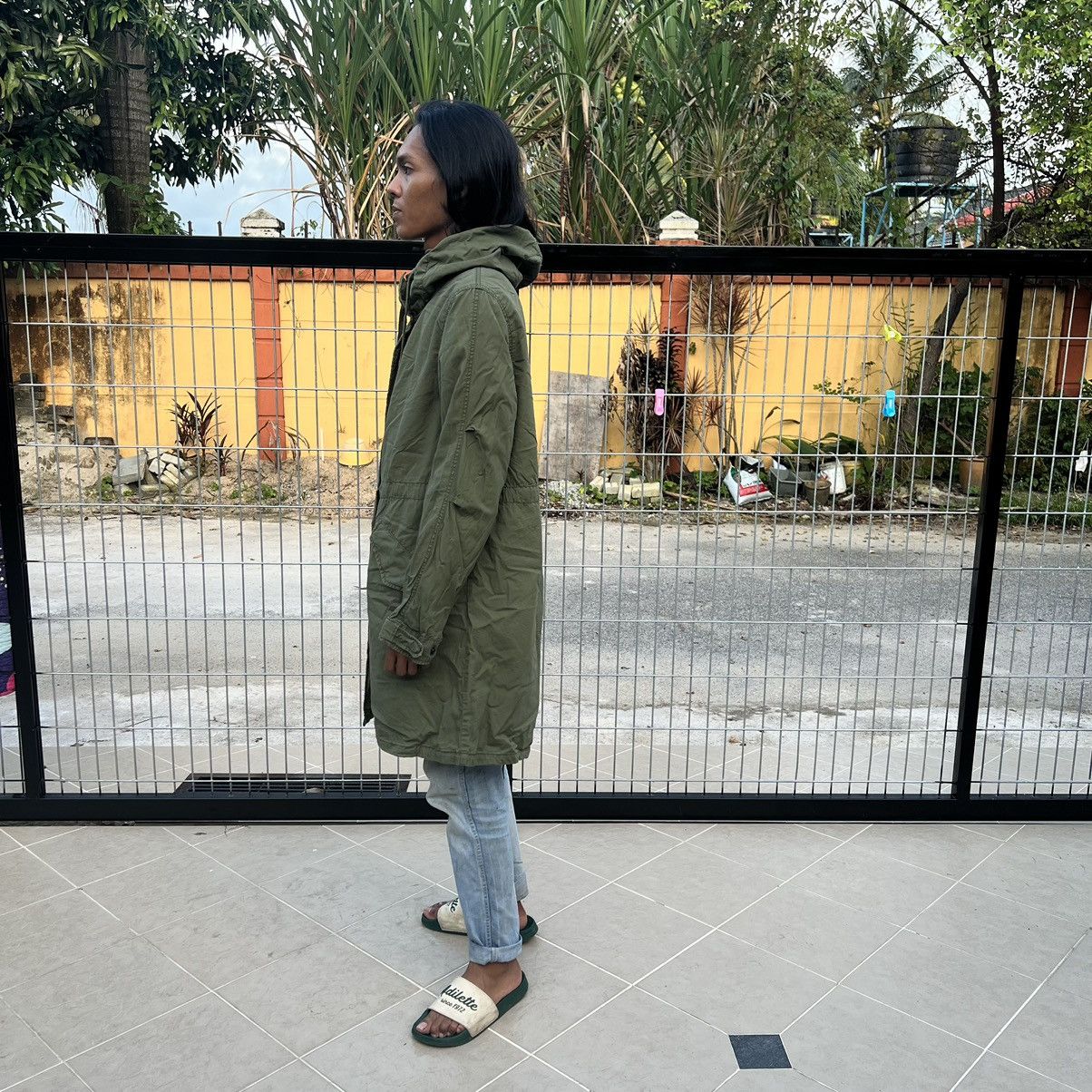 Japanese Brand Top Shop Olive Green Army Parka Military Style Jacket Size US L / EU 52-54 / 3 - 15 Thumbnail