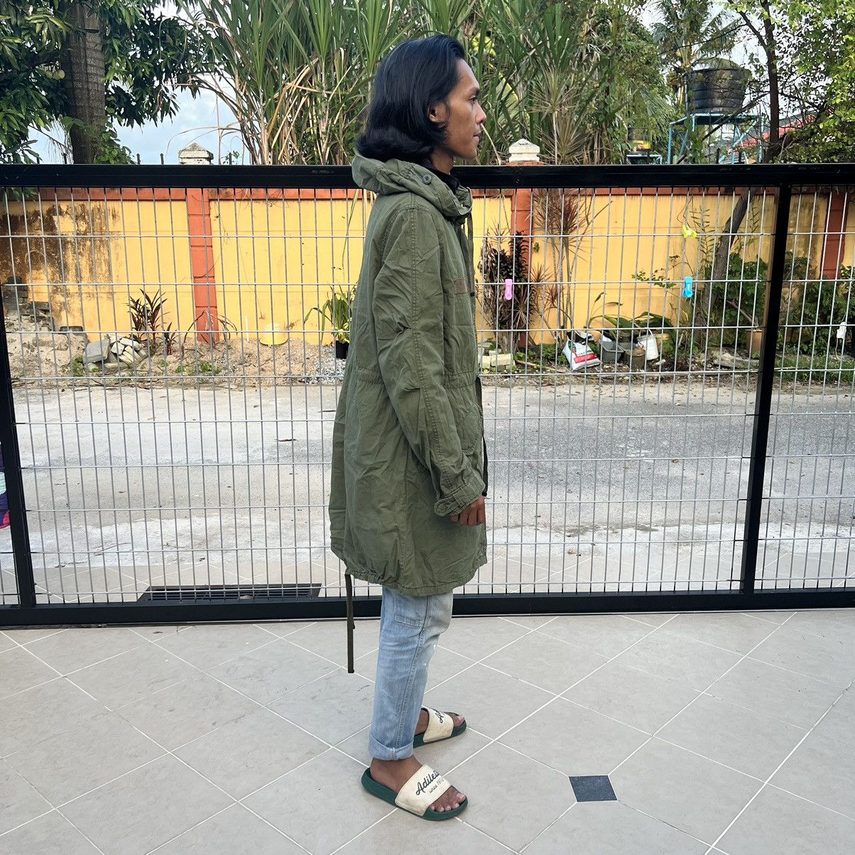 Japanese Brand Top Shop Olive Green Army Parka Military Style Jacket Size US L / EU 52-54 / 3 - 13 Thumbnail