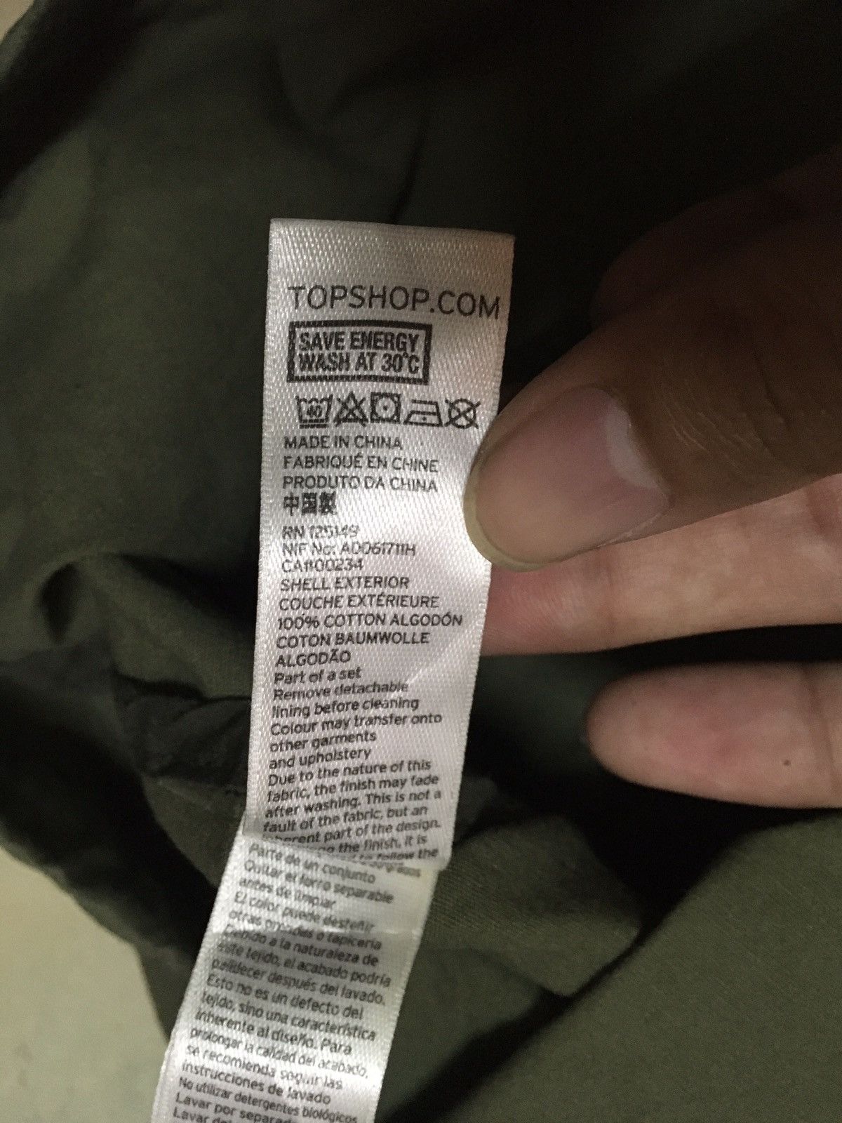 Japanese Brand Top Shop Olive Green Army Parka Military Style Jacket Size US L / EU 52-54 / 3 - 6 Thumbnail