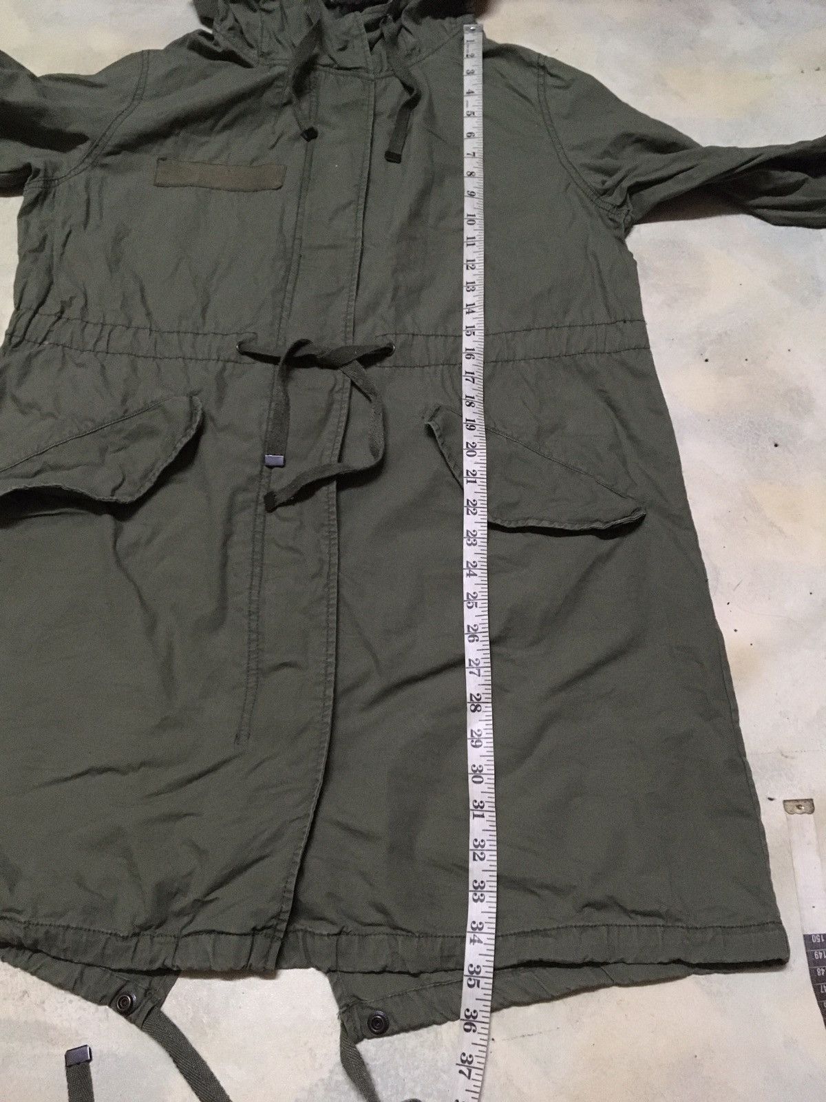 Japanese Brand Top Shop Olive Green Army Parka Military Style Jacket Size US L / EU 52-54 / 3 - 10 Thumbnail