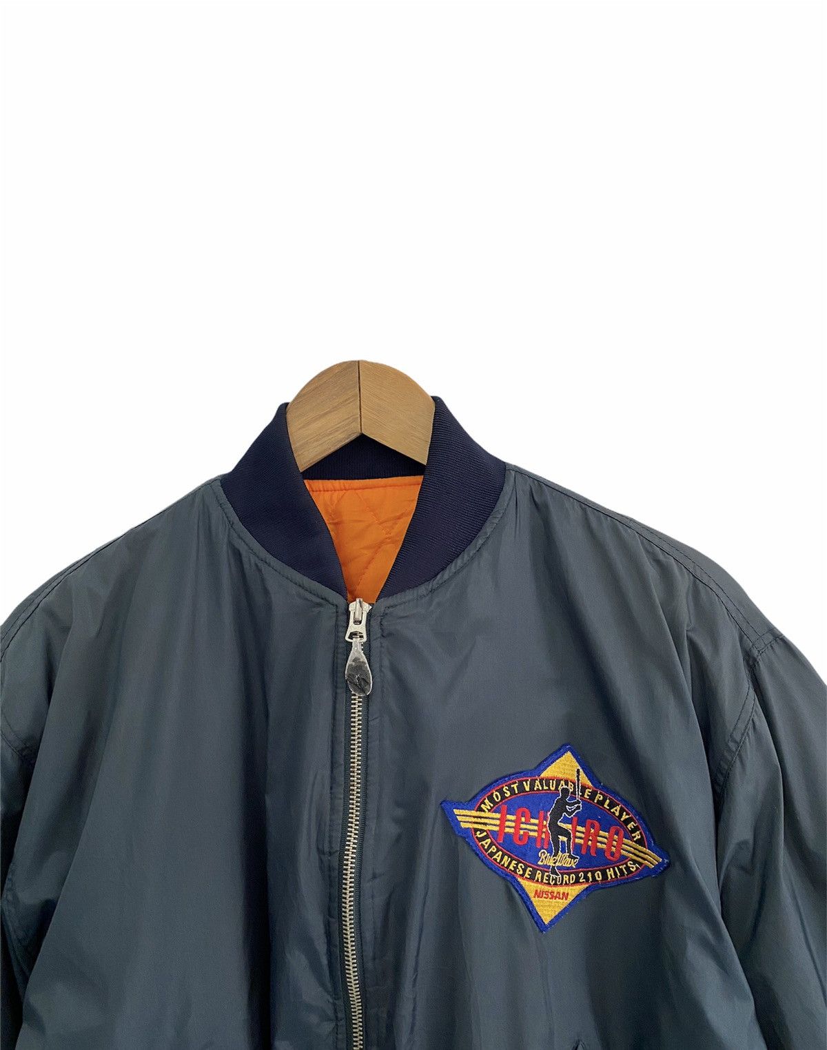 Issey Miyake 🔥SALES🔥Vintage Nissan Ichiro Japan Record Bomber Jacket Size US L / EU 52-54 / 3 - 3 Thumbnail