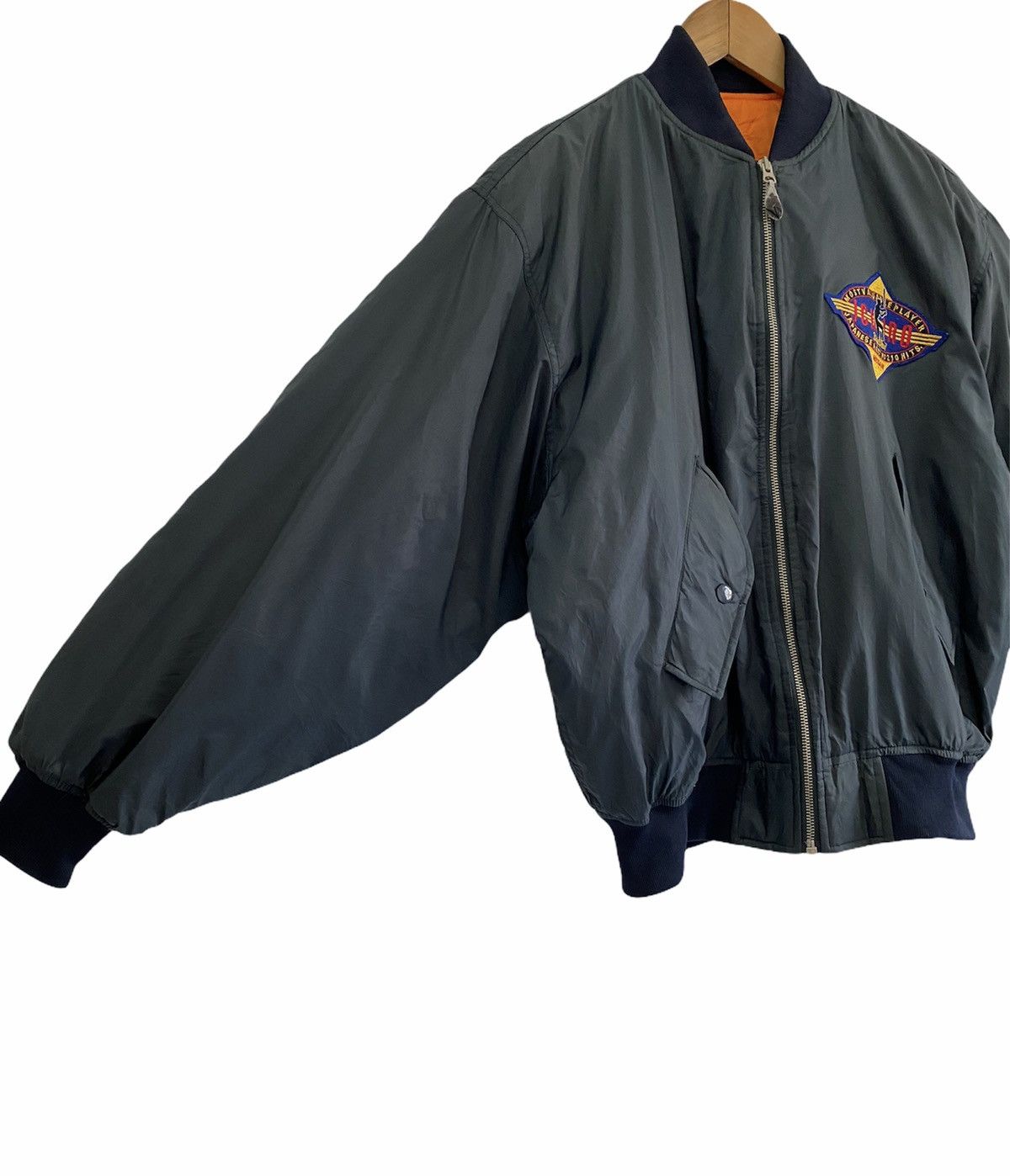 Issey Miyake 🔥SALES🔥Vintage Nissan Ichiro Japan Record Bomber Jacket Size US L / EU 52-54 / 3 - 6 Thumbnail