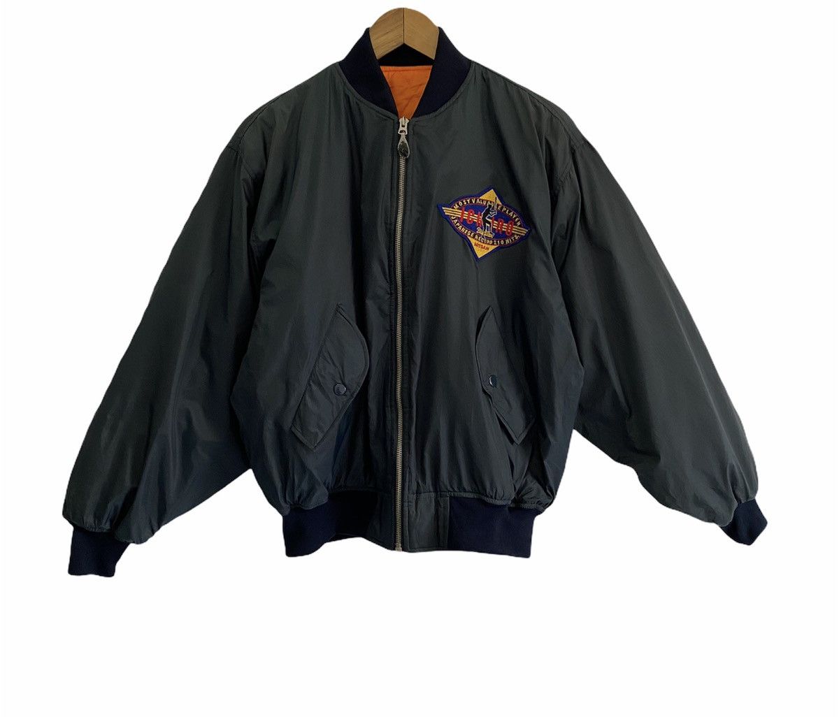 Issey Miyake 🔥SALES🔥Vintage Nissan Ichiro Japan Record Bomber Jacket Size US L / EU 52-54 / 3 - 1 Thumbnail