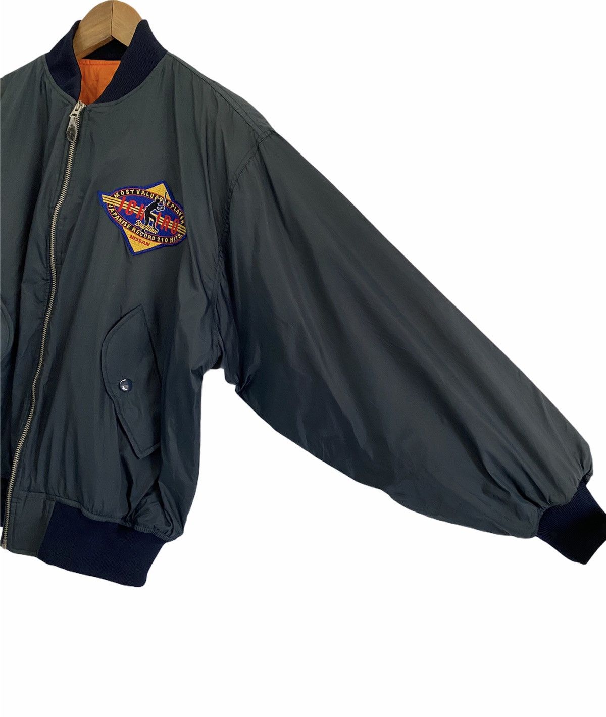 Issey Miyake 🔥SALES🔥Vintage Nissan Ichiro Japan Record Bomber Jacket Size US L / EU 52-54 / 3 - 4 Thumbnail