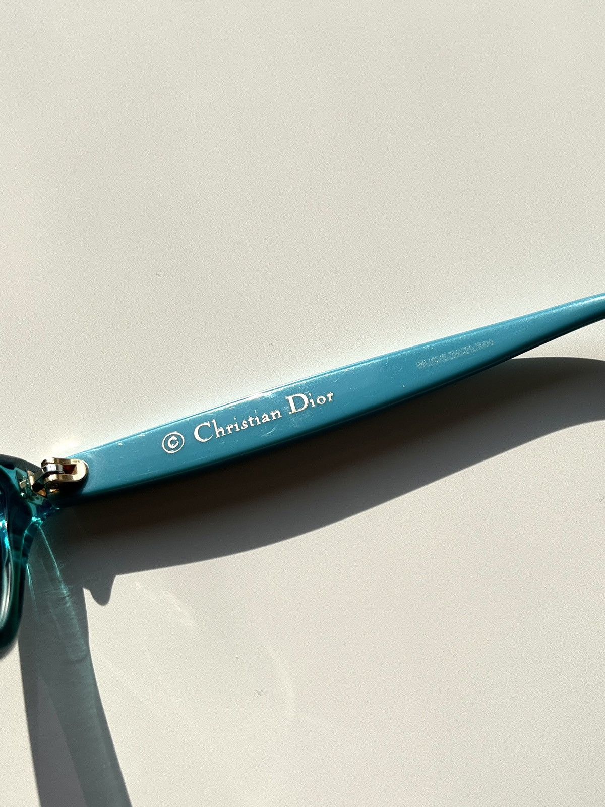 Dior ★0% TAX★ DIOR GALLIANO LES MARQUISES HATUTAA TEAL SUNGLASSES Size ONE SIZE - 9 Thumbnail