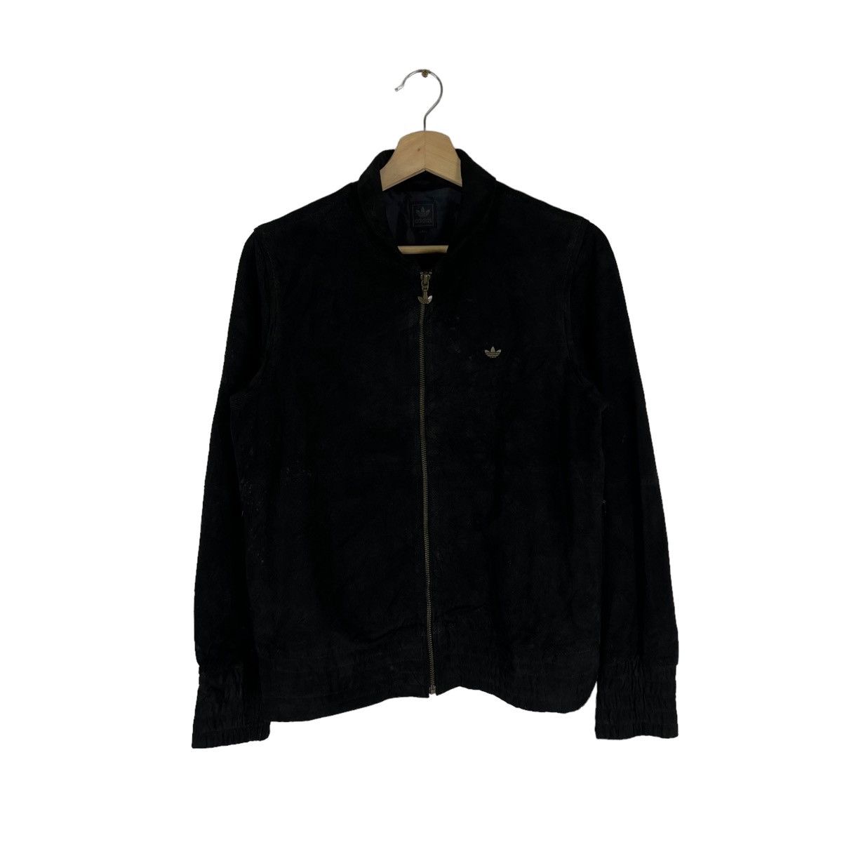 Adidas VINTAGE ADIDAS ZIPPER JACKET VELVET RARE DESIGN Size US L / EU 52-54 / 3 - 1 Thumbnail