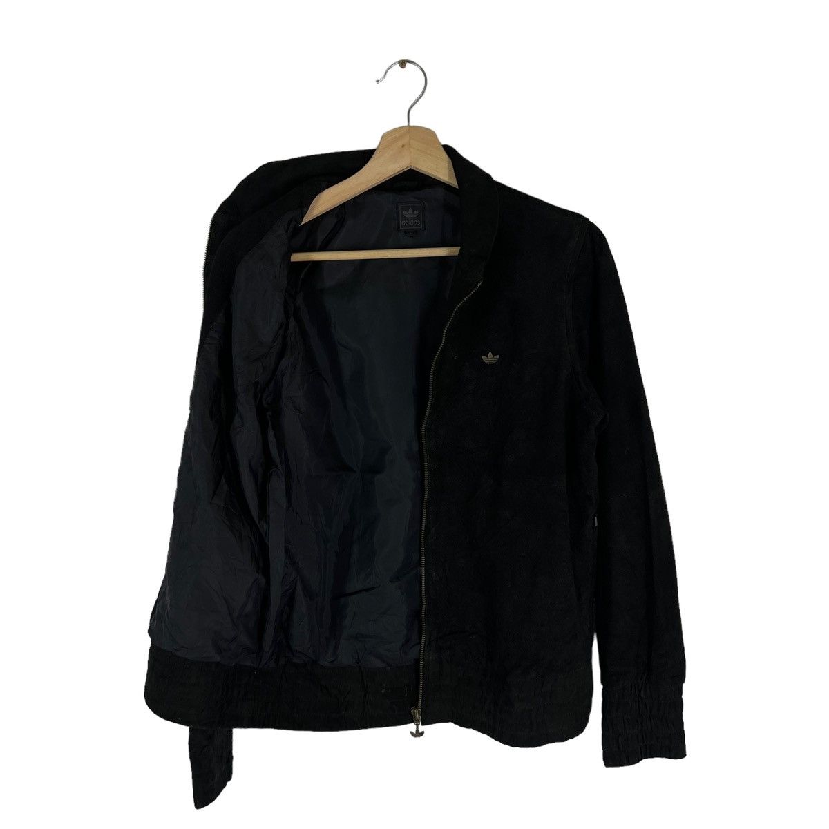 Adidas VINTAGE ADIDAS ZIPPER JACKET VELVET RARE DESIGN Size US L / EU 52-54 / 3 - 7 Thumbnail