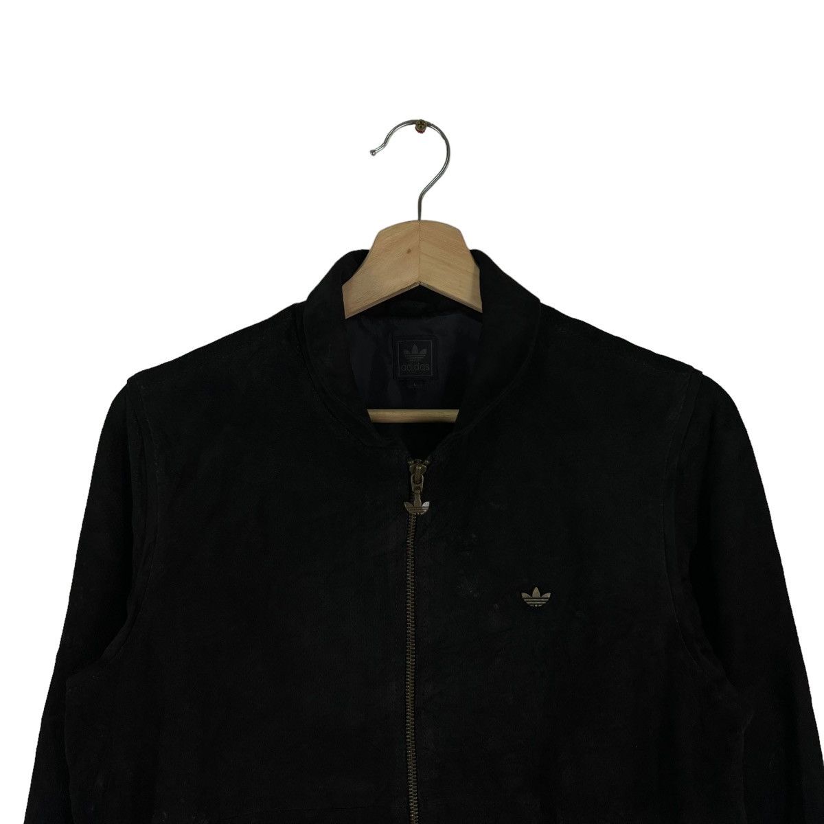 Adidas VINTAGE ADIDAS ZIPPER JACKET VELVET RARE DESIGN Size US L / EU 52-54 / 3 - 3 Thumbnail