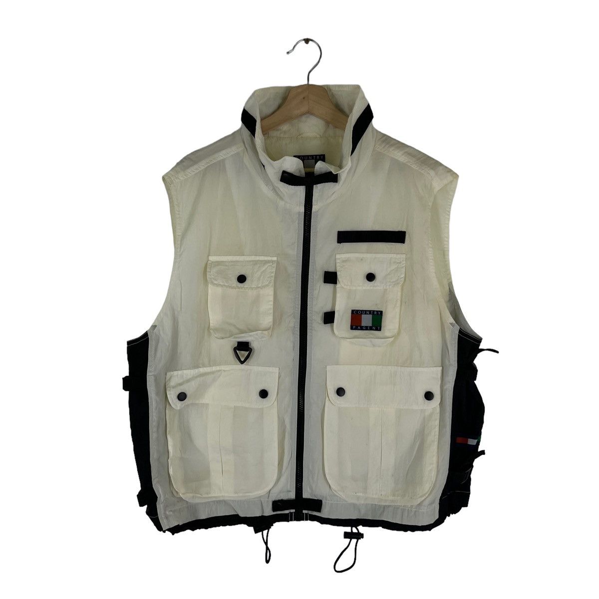 Japanese Brand VINTAGE VEST TANK TOP COUNTRY PAGENT MULTI UTILITY POCKET Size US L / EU 52-54 / 3 - 1 Thumbnail