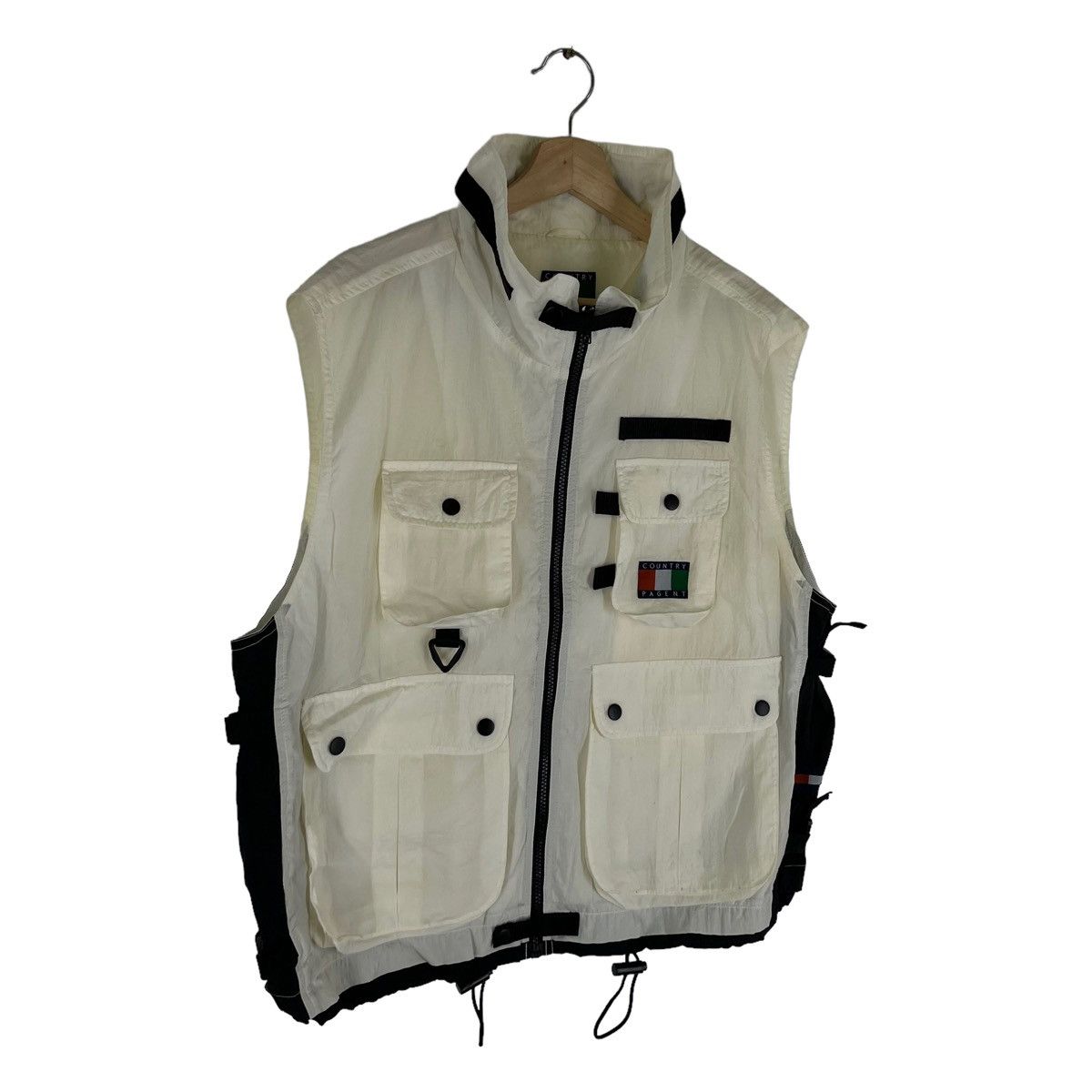 Japanese Brand VINTAGE VEST TANK TOP COUNTRY PAGENT MULTI UTILITY POCKET Size US L / EU 52-54 / 3 - 2 Thumbnail