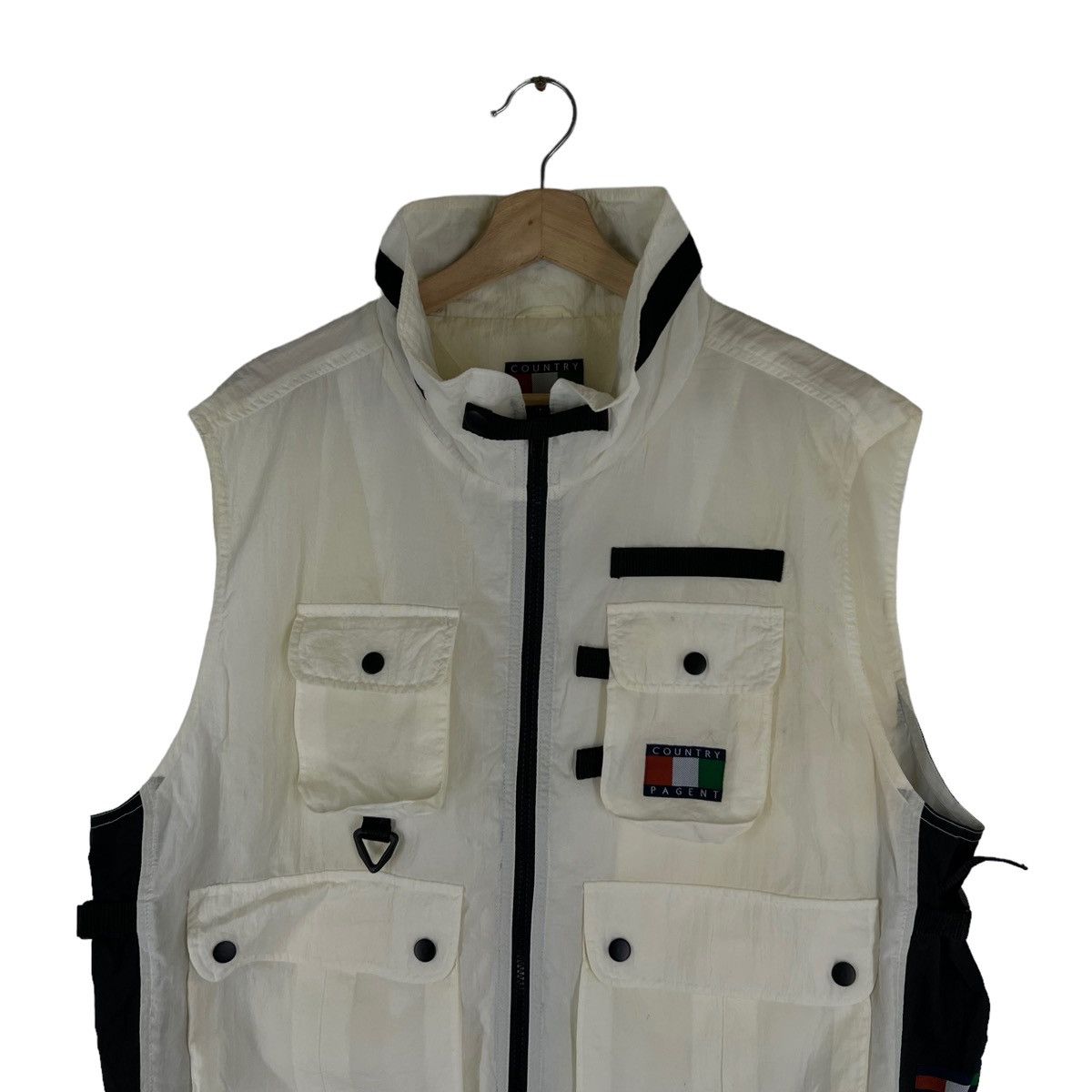 Japanese Brand VINTAGE VEST TANK TOP COUNTRY PAGENT MULTI UTILITY POCKET Size US L / EU 52-54 / 3 - 3 Thumbnail