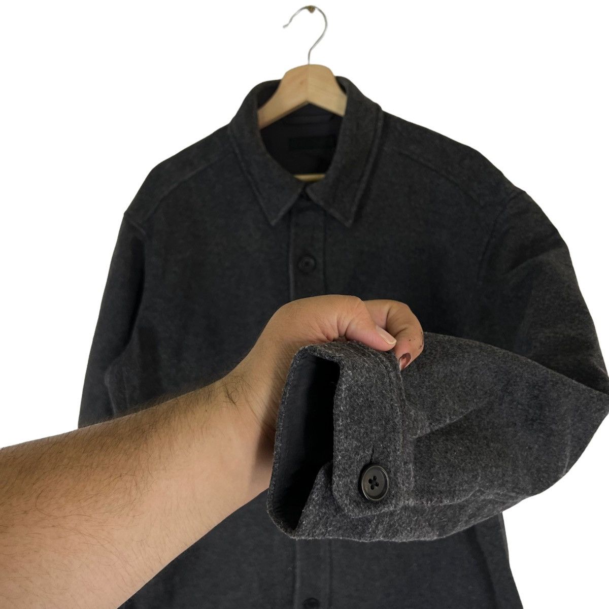Japanese Brand VINTAGE HIKORY CHORE JACKET UNIQLO JAPAN MADE CARGO POCKET Size US L / EU 52-54 / 3 - 5 Thumbnail