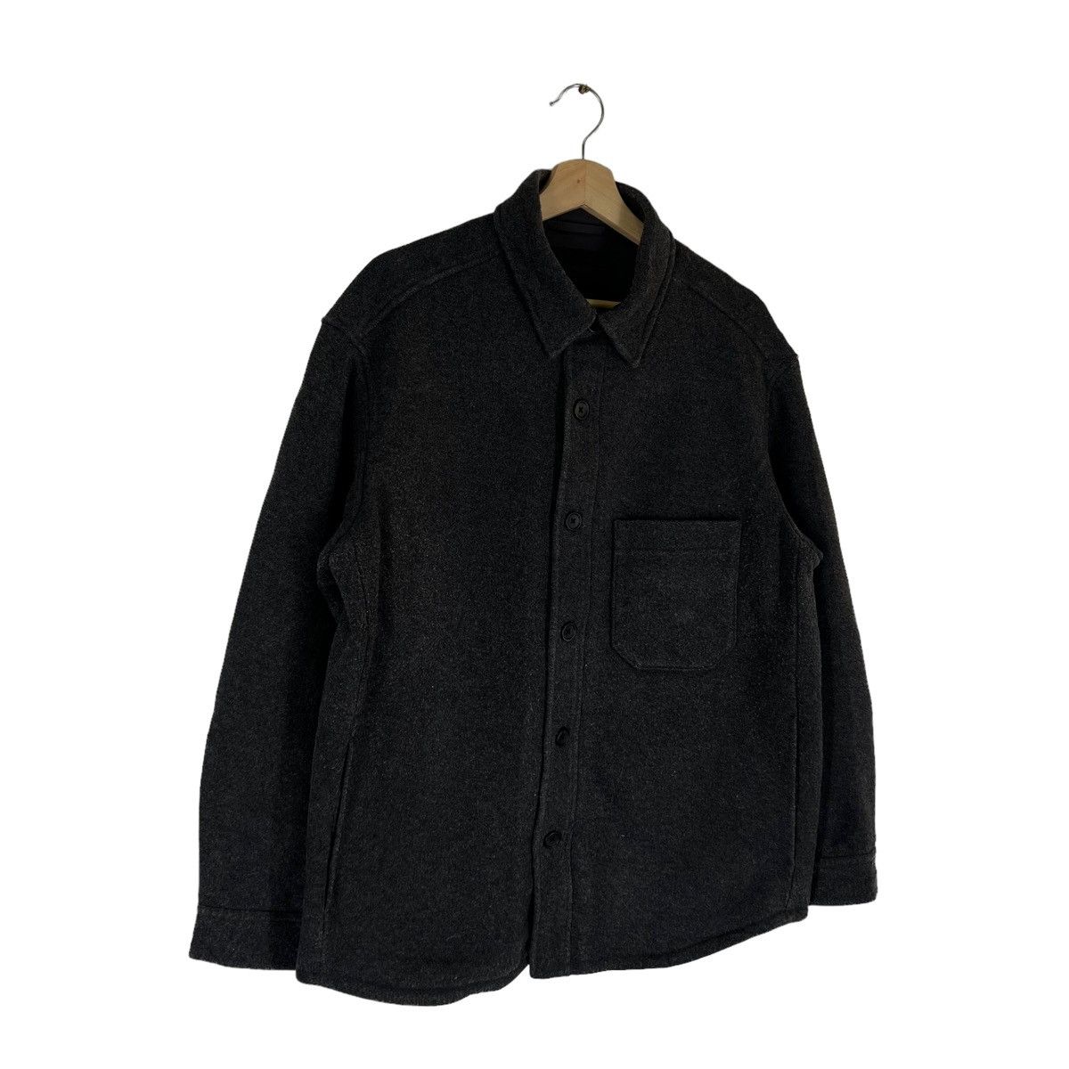 Japanese Brand VINTAGE HIKORY CHORE JACKET UNIQLO JAPAN MADE CARGO POCKET Size US L / EU 52-54 / 3 - 3 Thumbnail