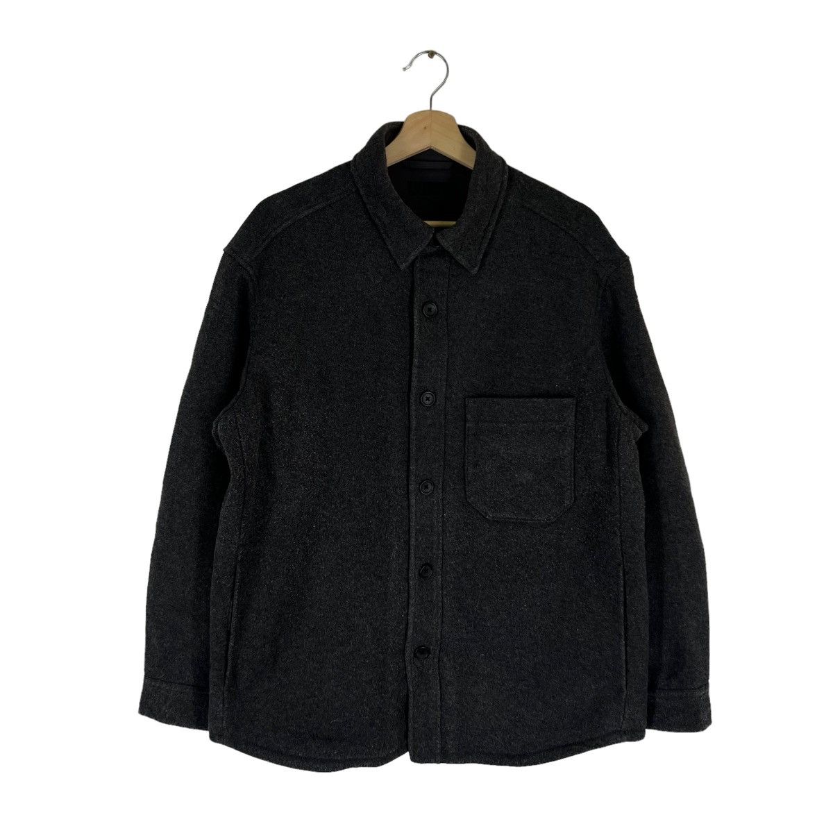 Japanese Brand VINTAGE HIKORY CHORE JACKET UNIQLO JAPAN MADE CARGO POCKET Size US L / EU 52-54 / 3 - 1 Thumbnail