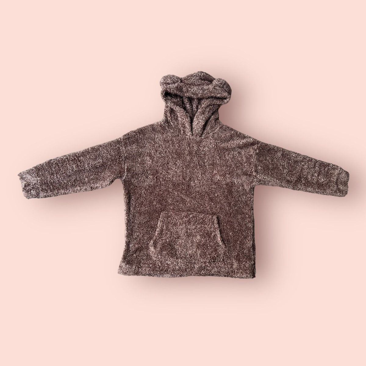 GU × Issey Miyake × Ne-Net VINTAGE GU FLUFFY FLEECE BEAR EARS PULLOVER HOODIE SWEATER Size L / US 10 / IT 46 - 10 Thumbnail