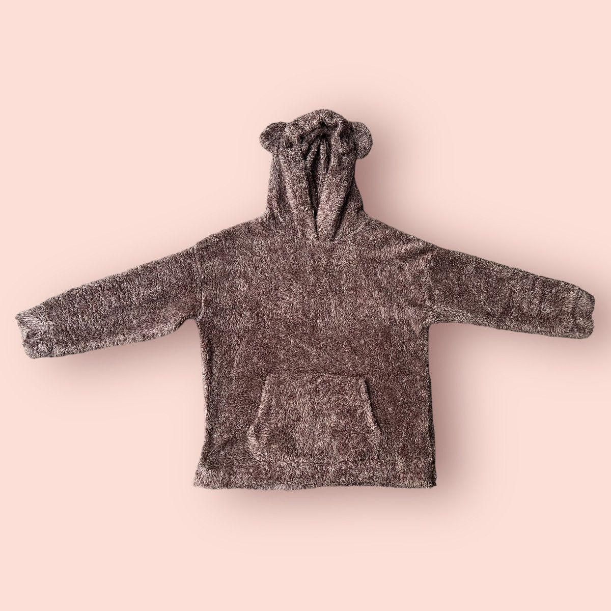 GU × Issey Miyake × Ne-Net VINTAGE GU FLUFFY FLEECE BEAR EARS PULLOVER HOODIE SWEATER Size L / US 10 / IT 46 - 11 Thumbnail