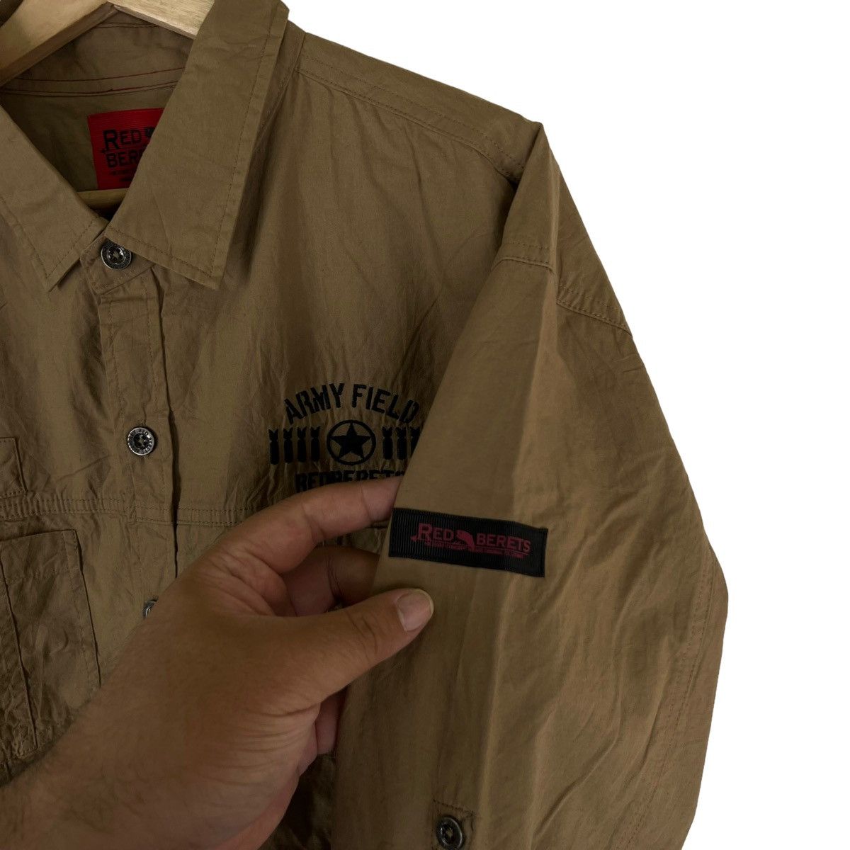 Japanese Brand VINTAGE RED BERETS CARGO MULTI POCKET JACKET ISSEY MIYAKE Size US XL / EU 56 / 4 - 5 Thumbnail