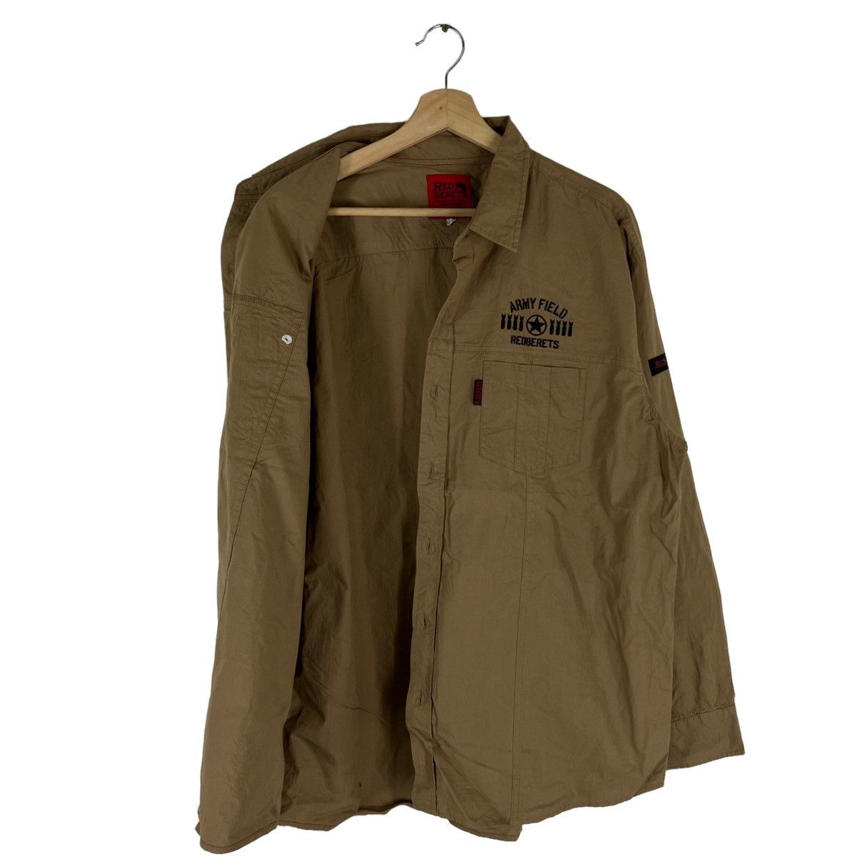 Japanese Brand VINTAGE RED BERETS CARGO MULTI POCKET JACKET ISSEY MIYAKE Size US XL / EU 56 / 4 - 11 Thumbnail