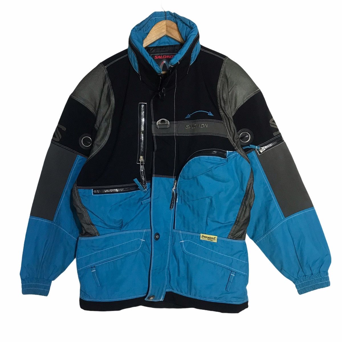 Salomon Salomon dyna monus kevlar fabric ski jacket Size US L / EU 52-54 / 3 - 1 Thumbnail