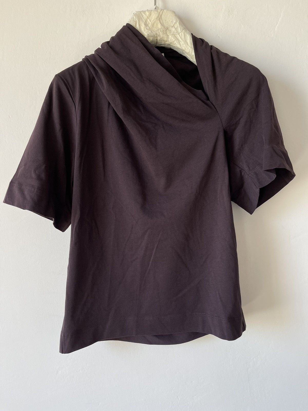 Dries Van Noten Henissa Asymmetric Neck t-shirt Size S / US 4 / IT 40 - 2 Thumbnail